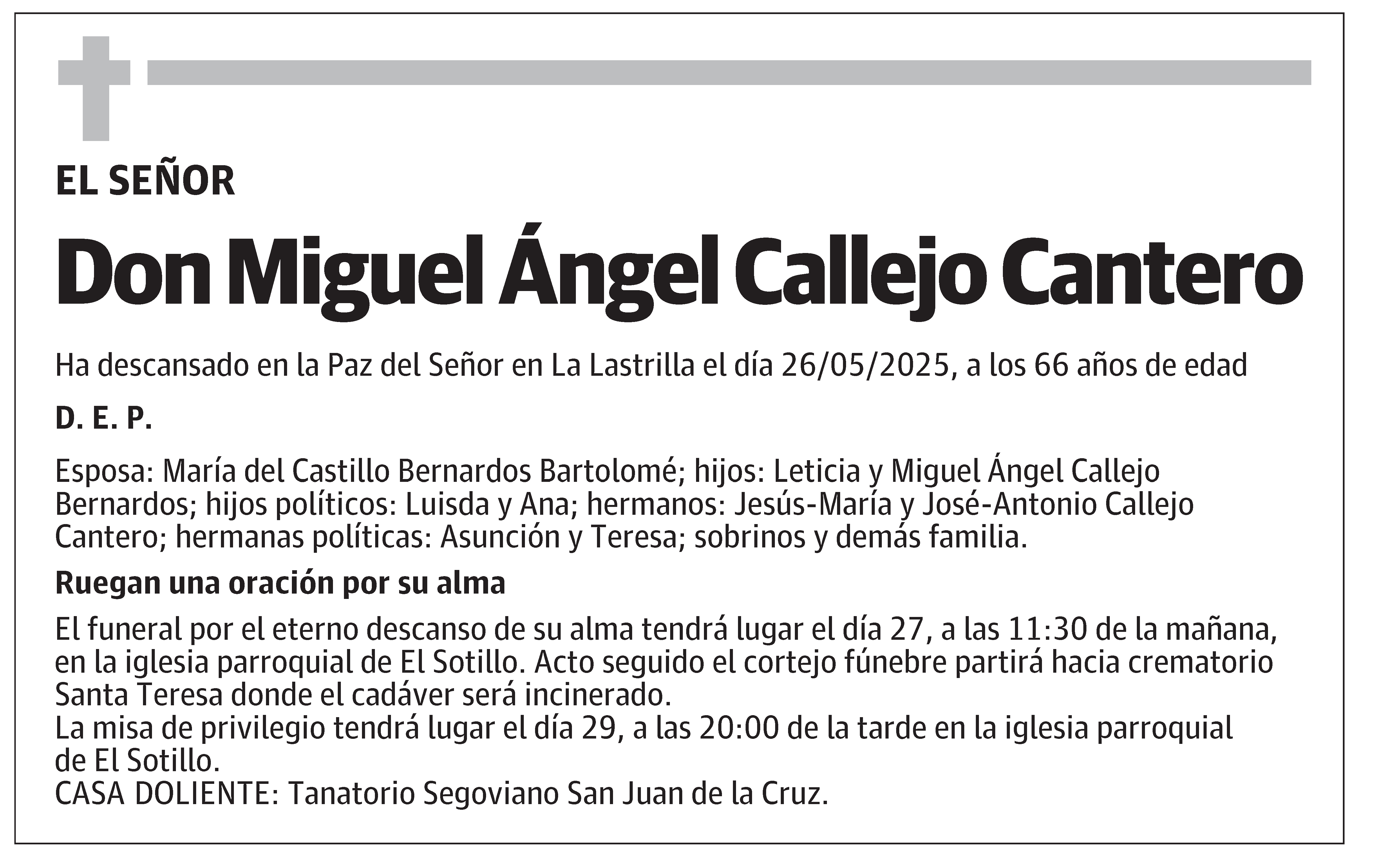 Miguel Ángel Callejo Cantero