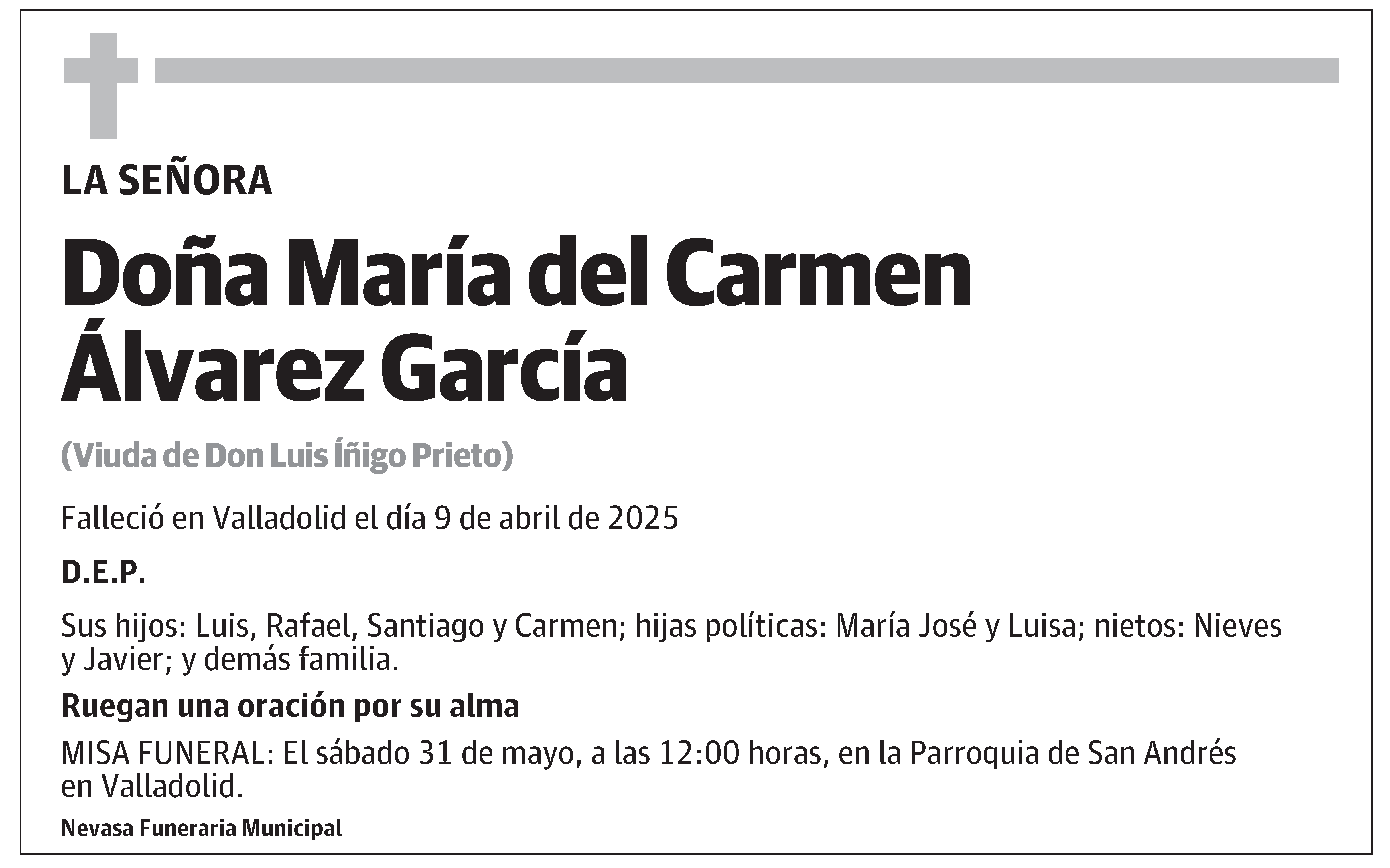 María del Carmen Álvarez García