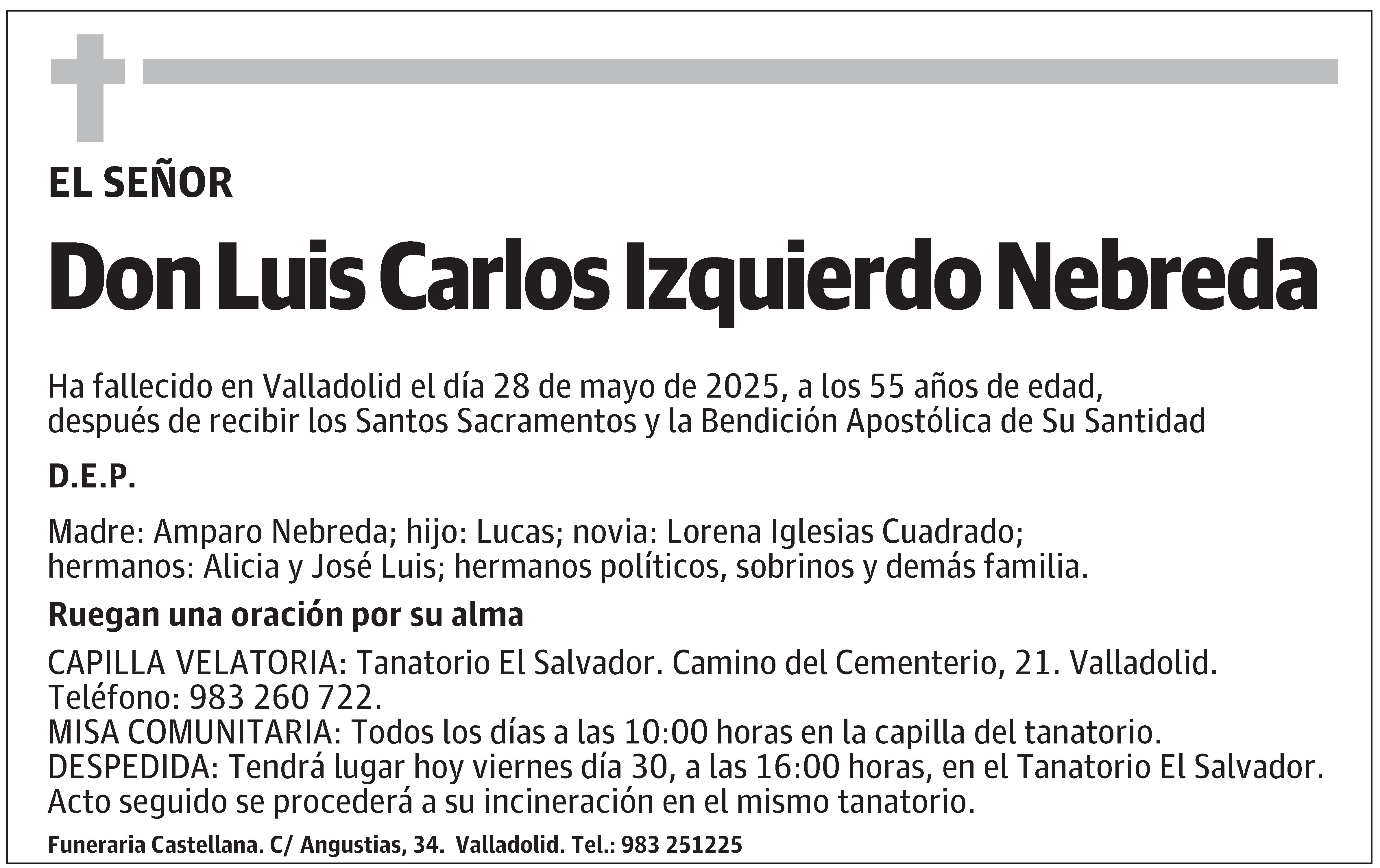 Luis Carlos Izquierdo Nebreda