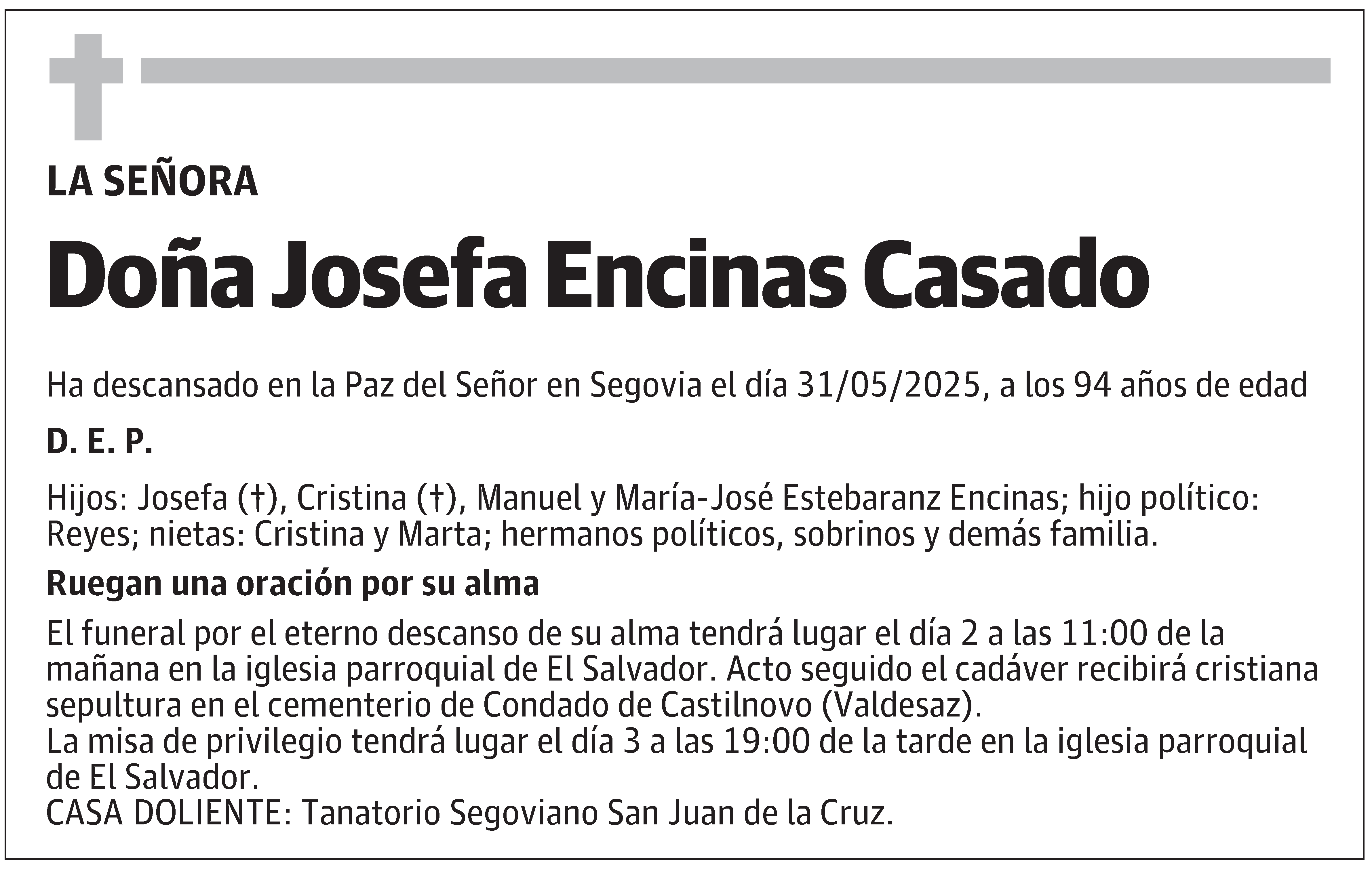 Josefa Encinas Casado