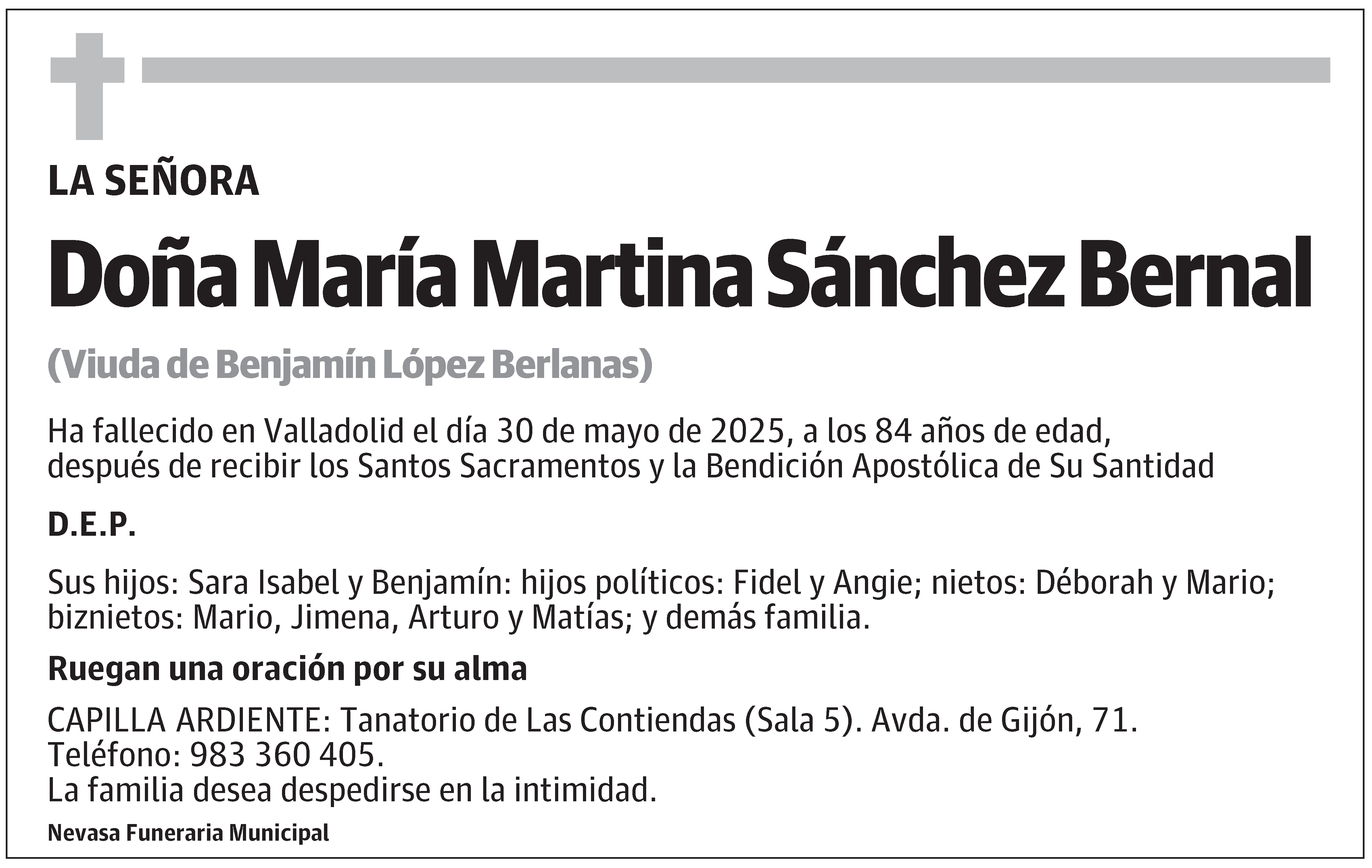 María Martina Sánchez Bernal
