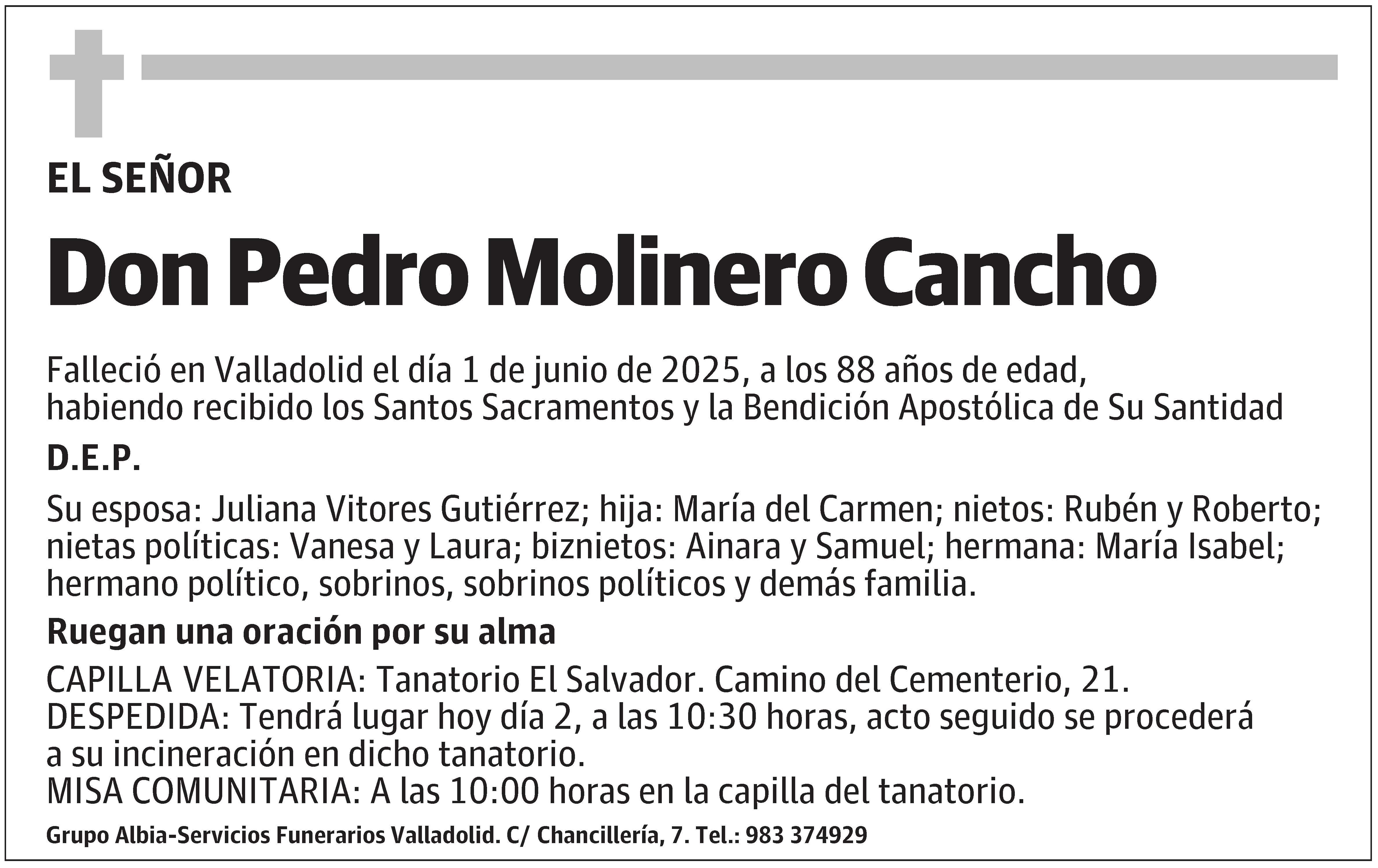 Pedro Molinero Cancho