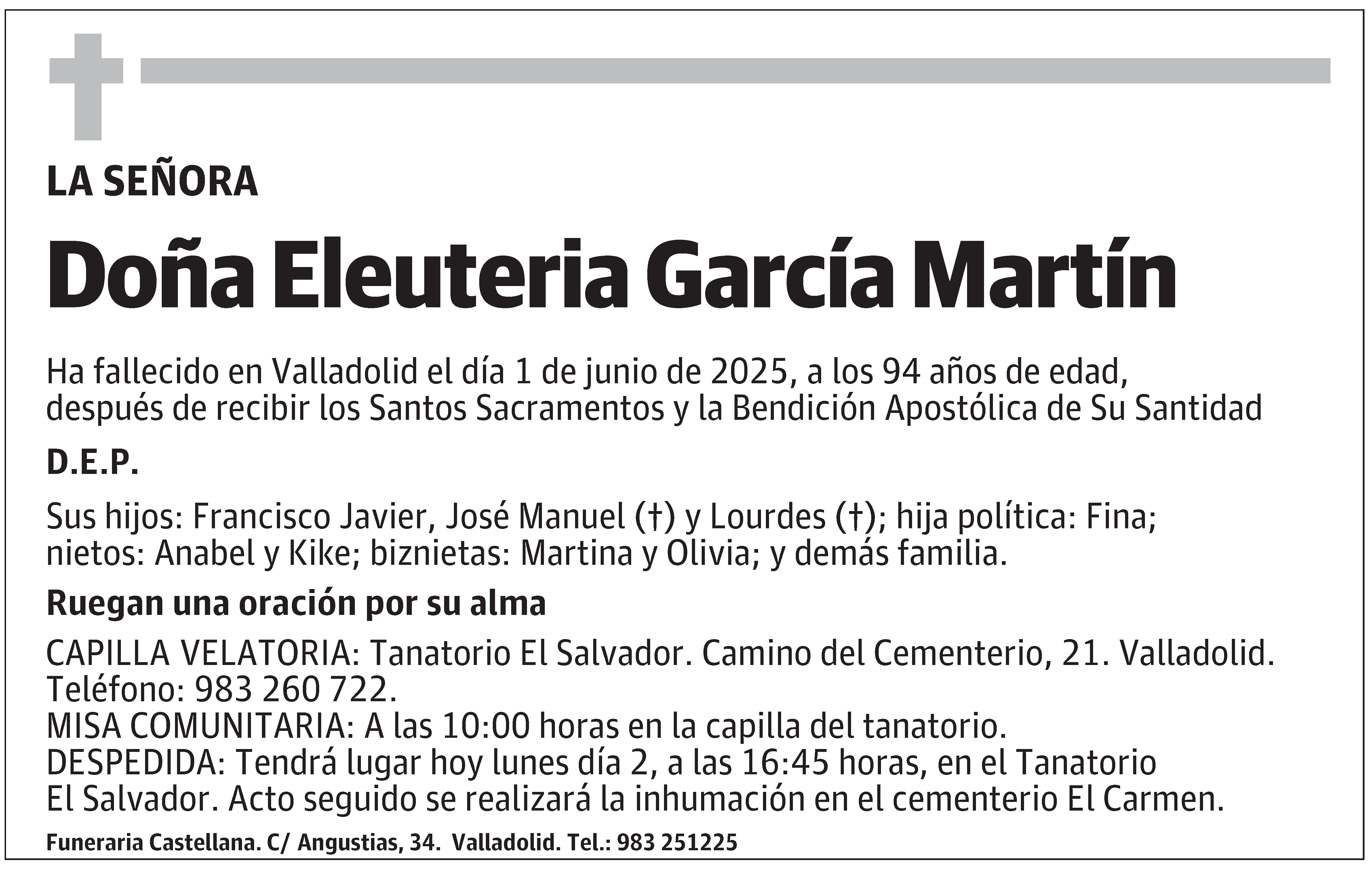 Eleuteria García Martín