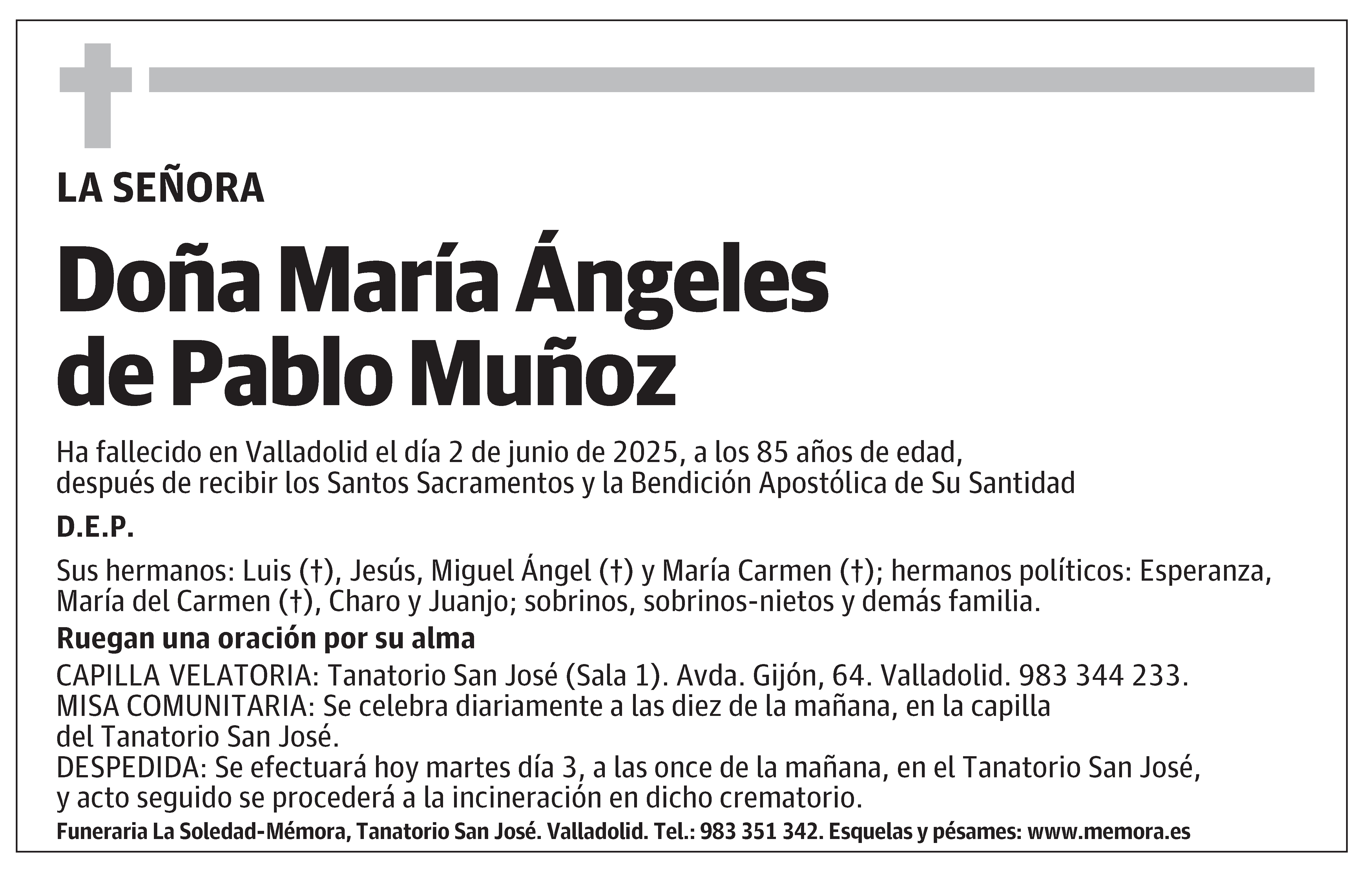María Ángeles de Pablo Muñoz