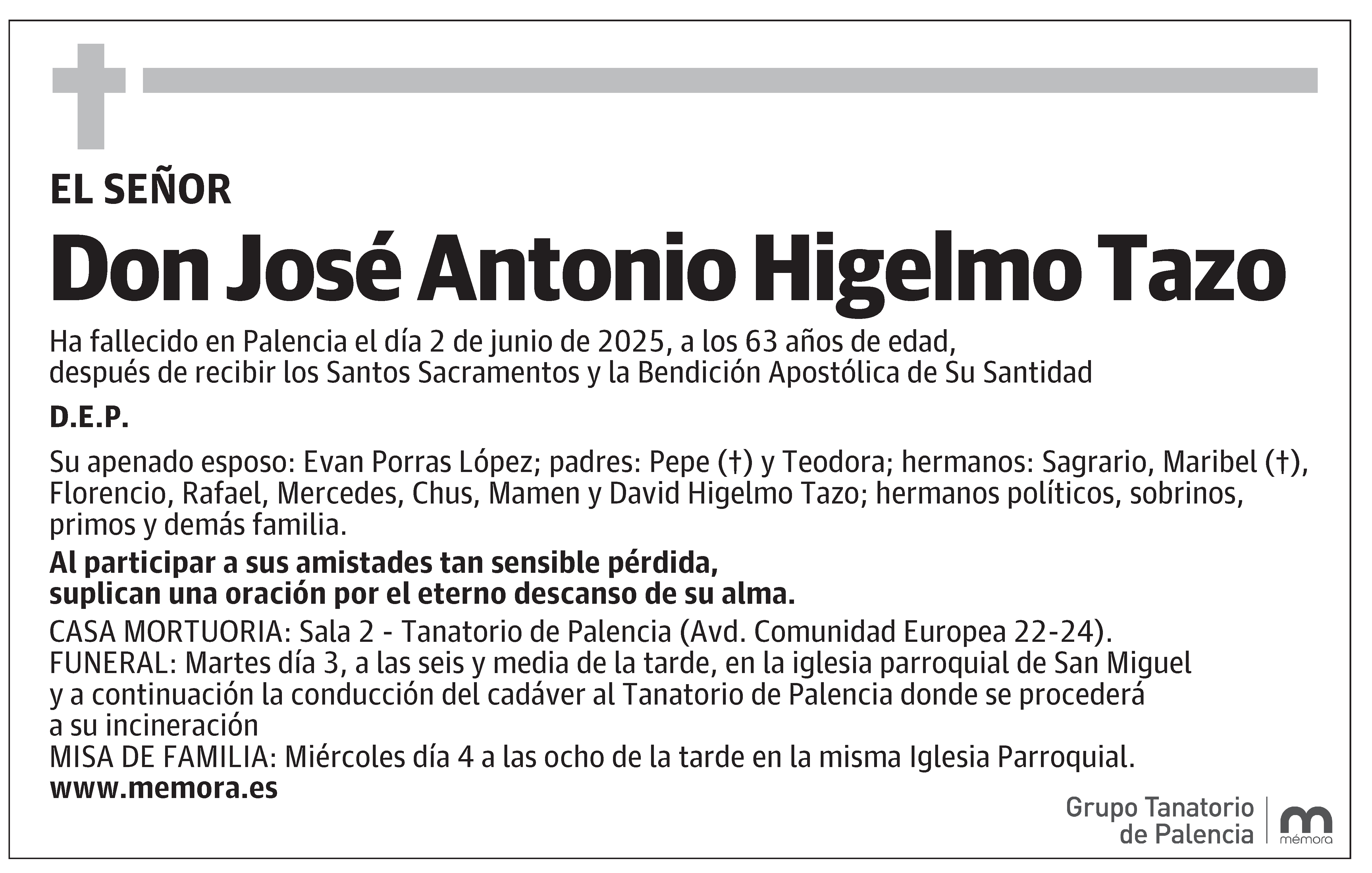 José Antonio Higelmo Tazo