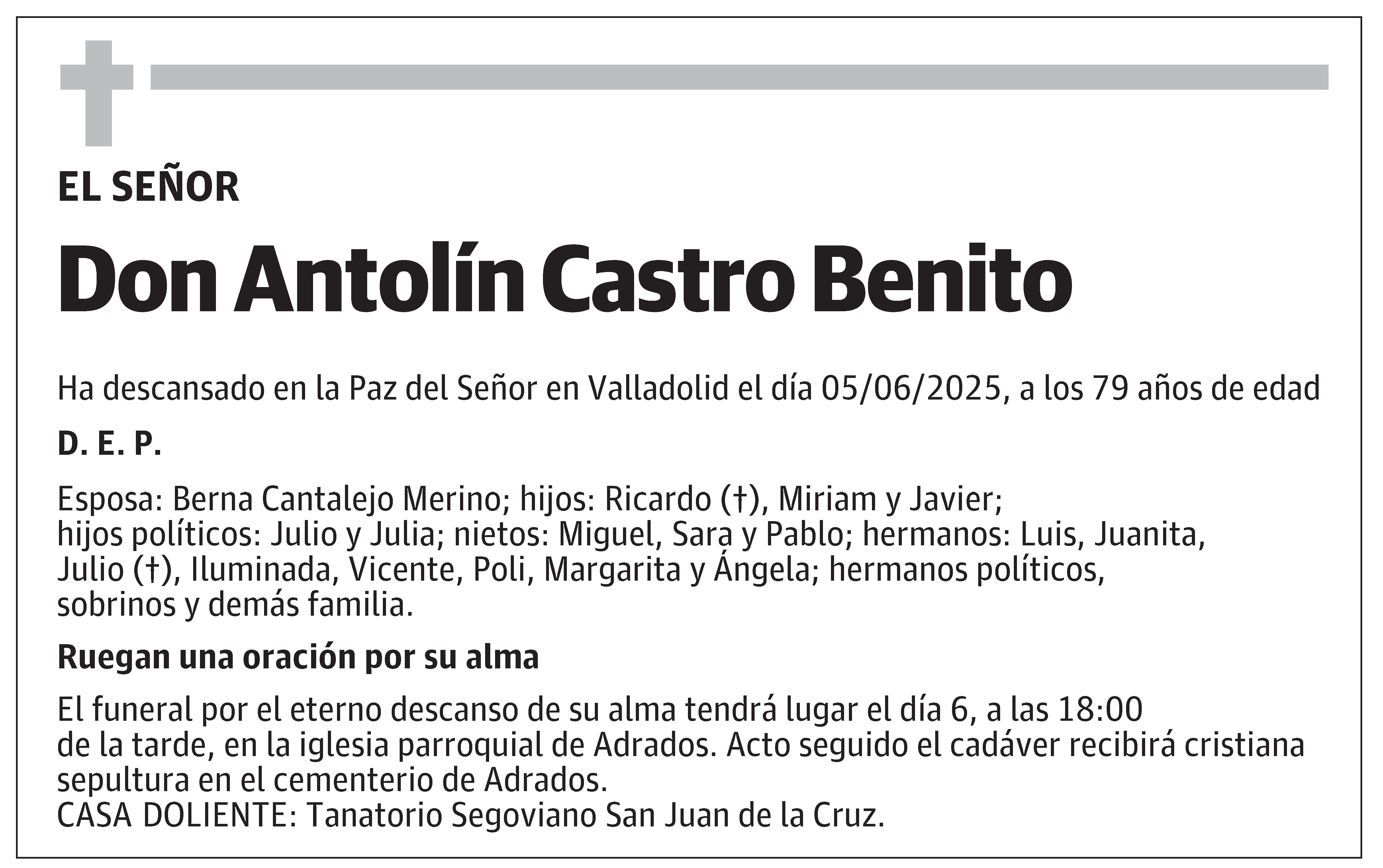 Antolín Castro Benito