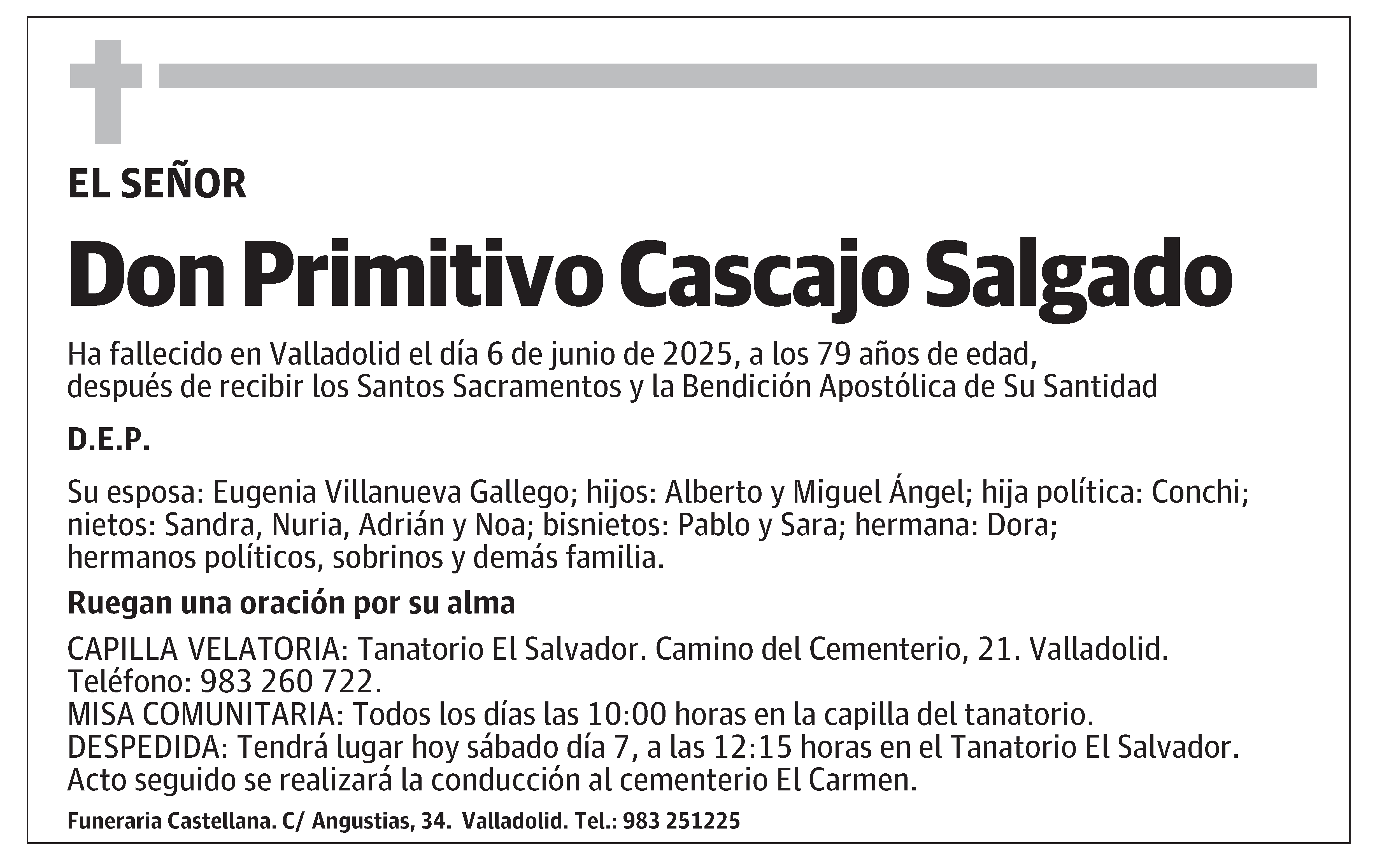 Primitivo Cascajo Salgado