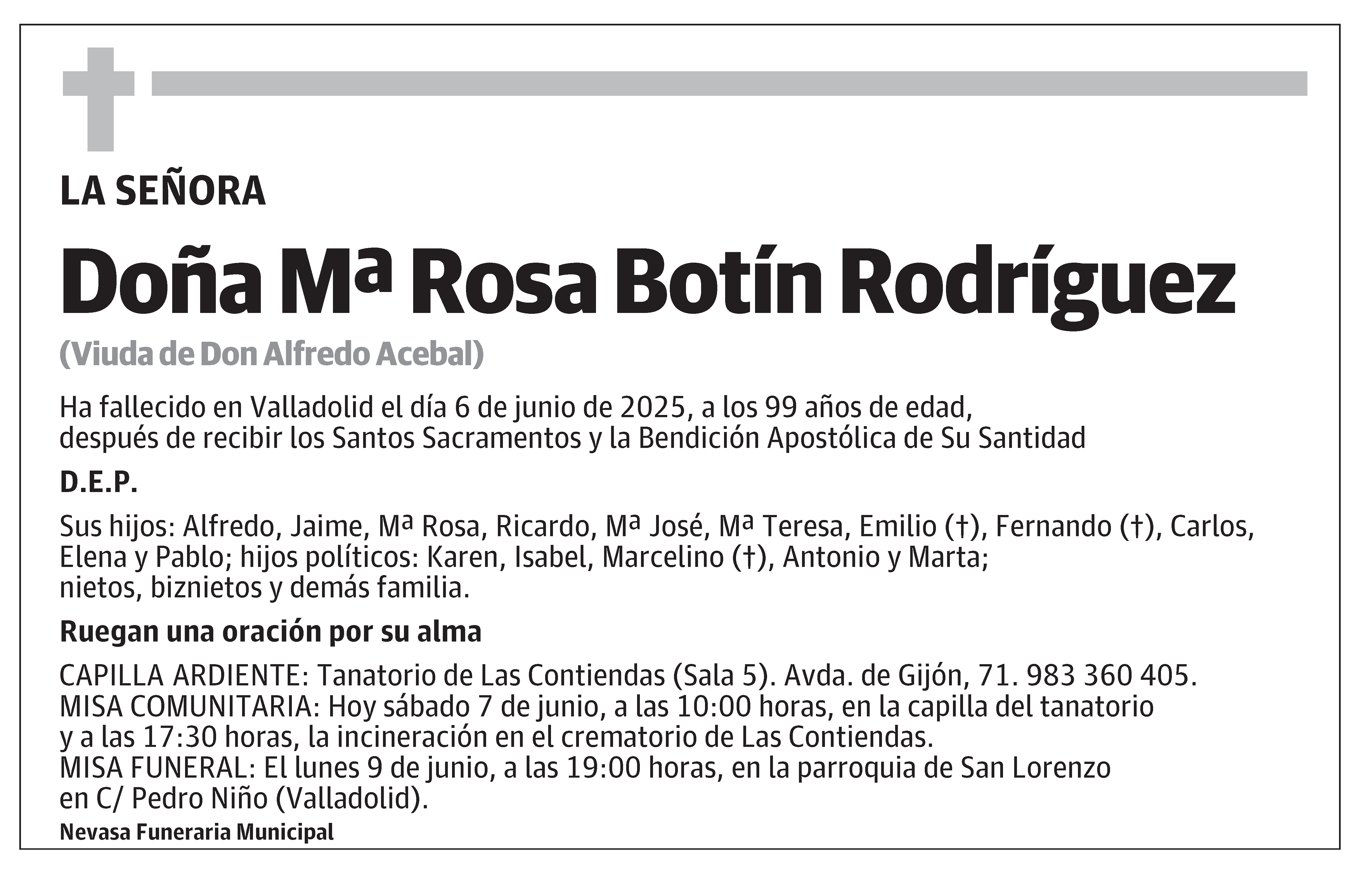 Mª Rosa Botín Rodríguez