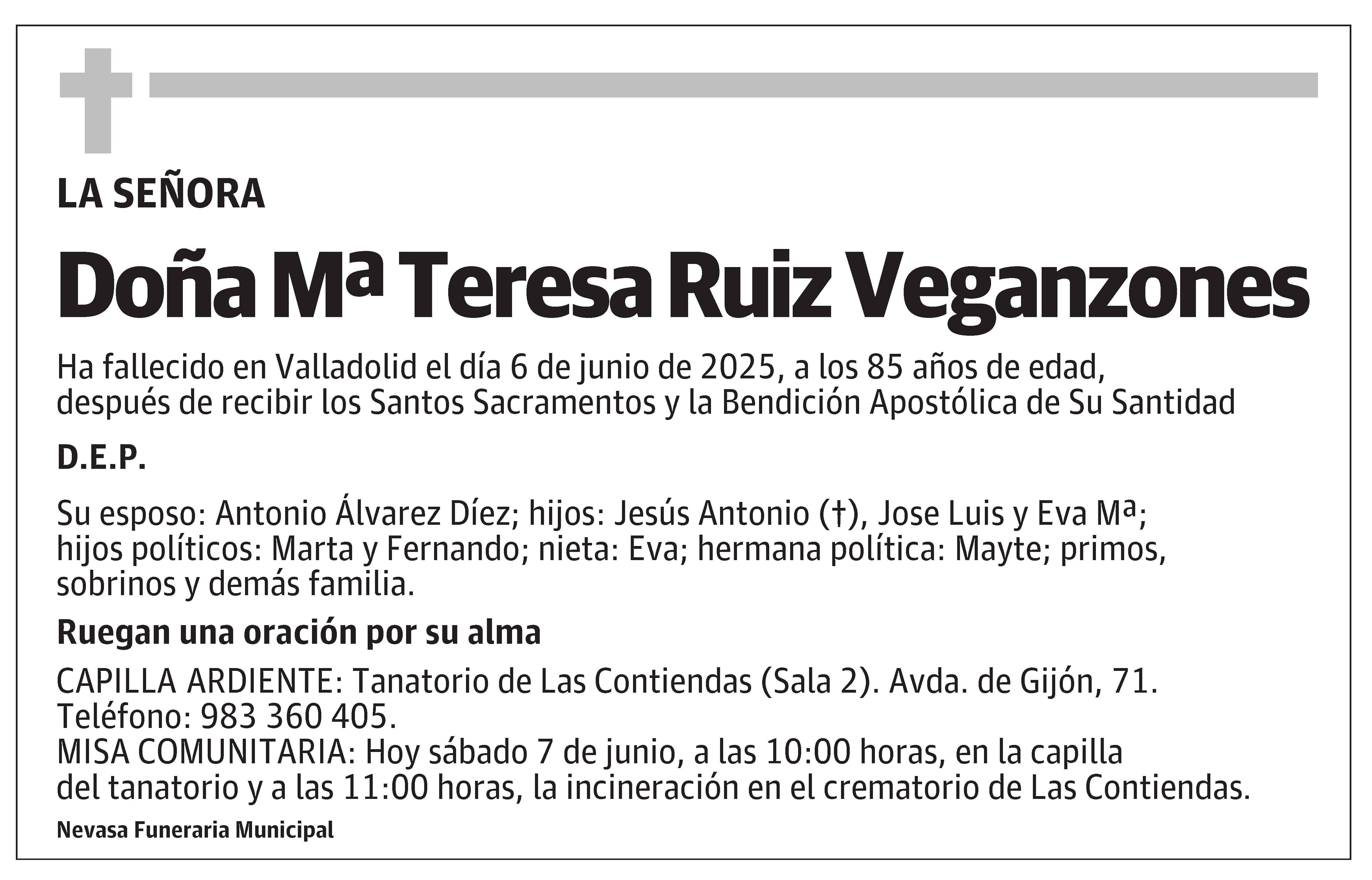 Mª Teresa Ruiz Veganzones