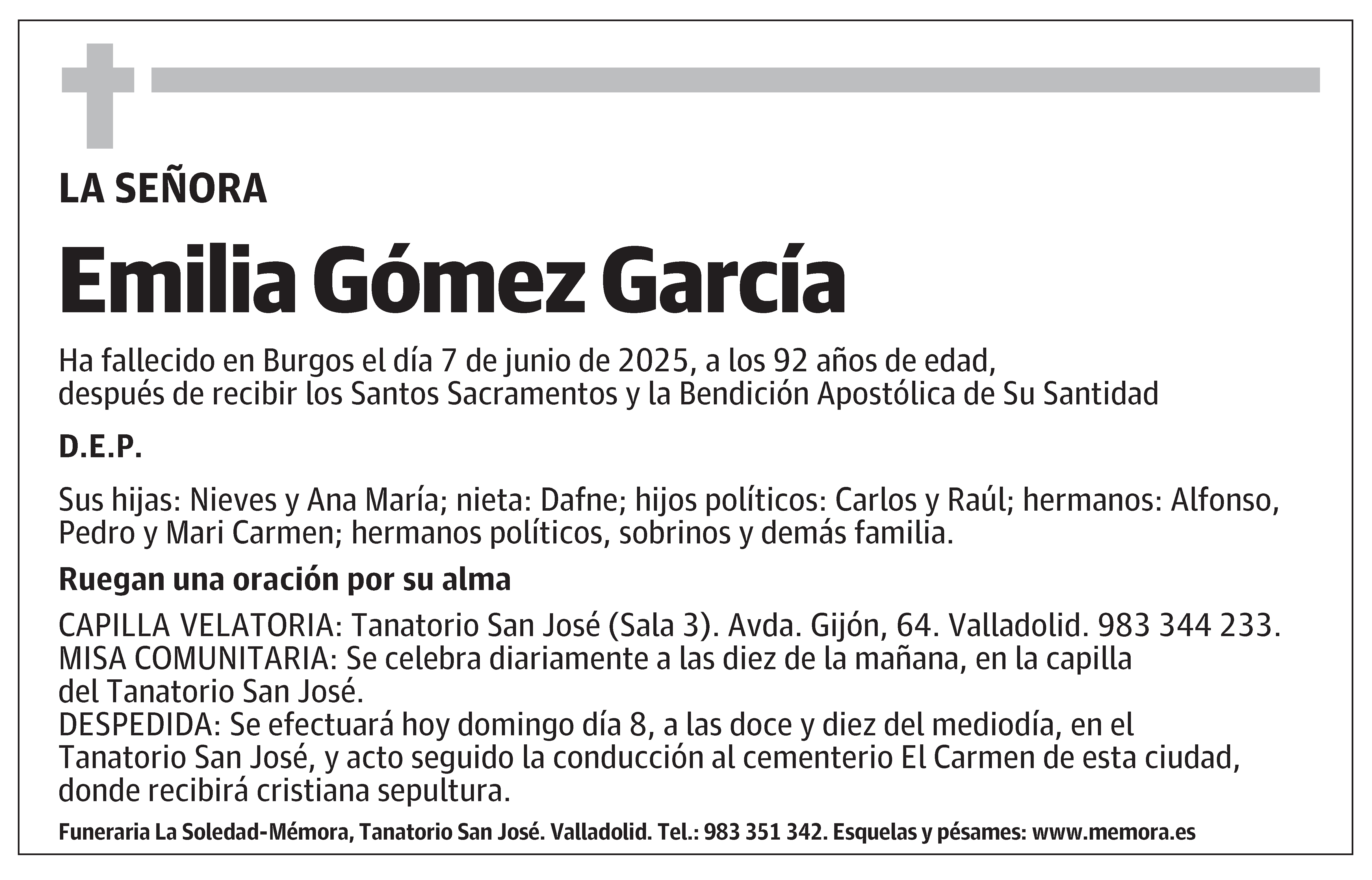 Emilia Gómez García