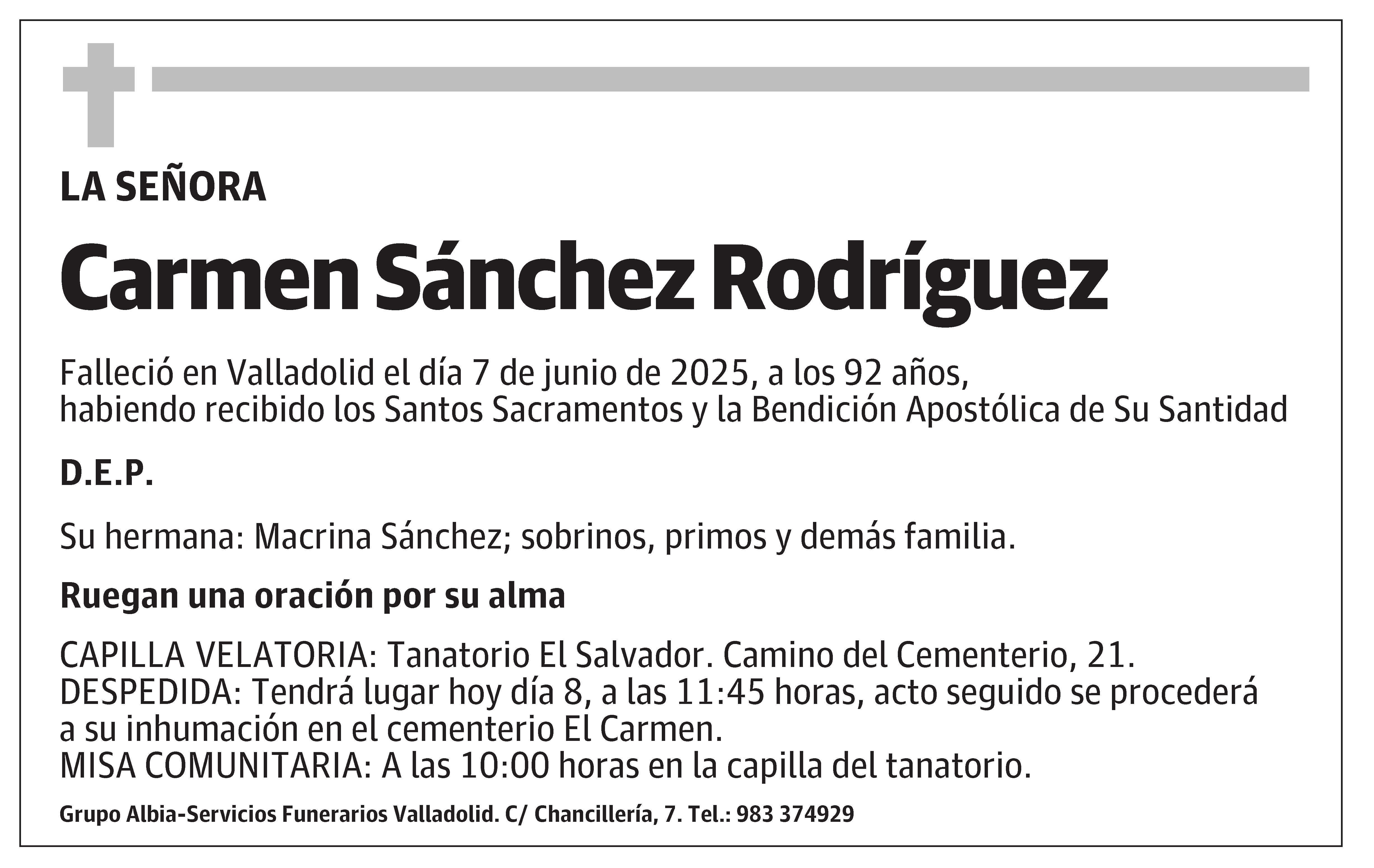 Carmen Sánchez Rodríguez