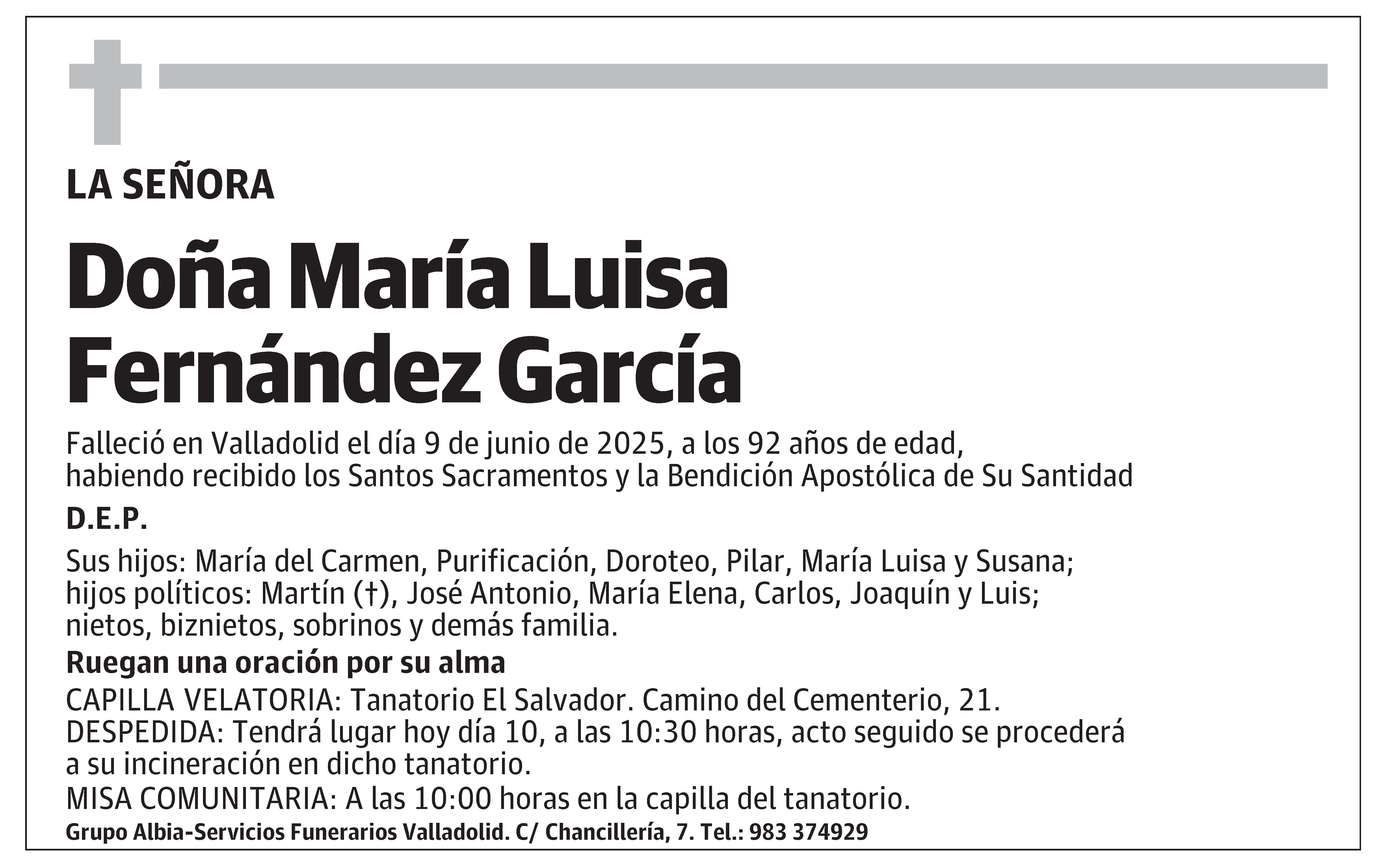 María Luisa Fernández García