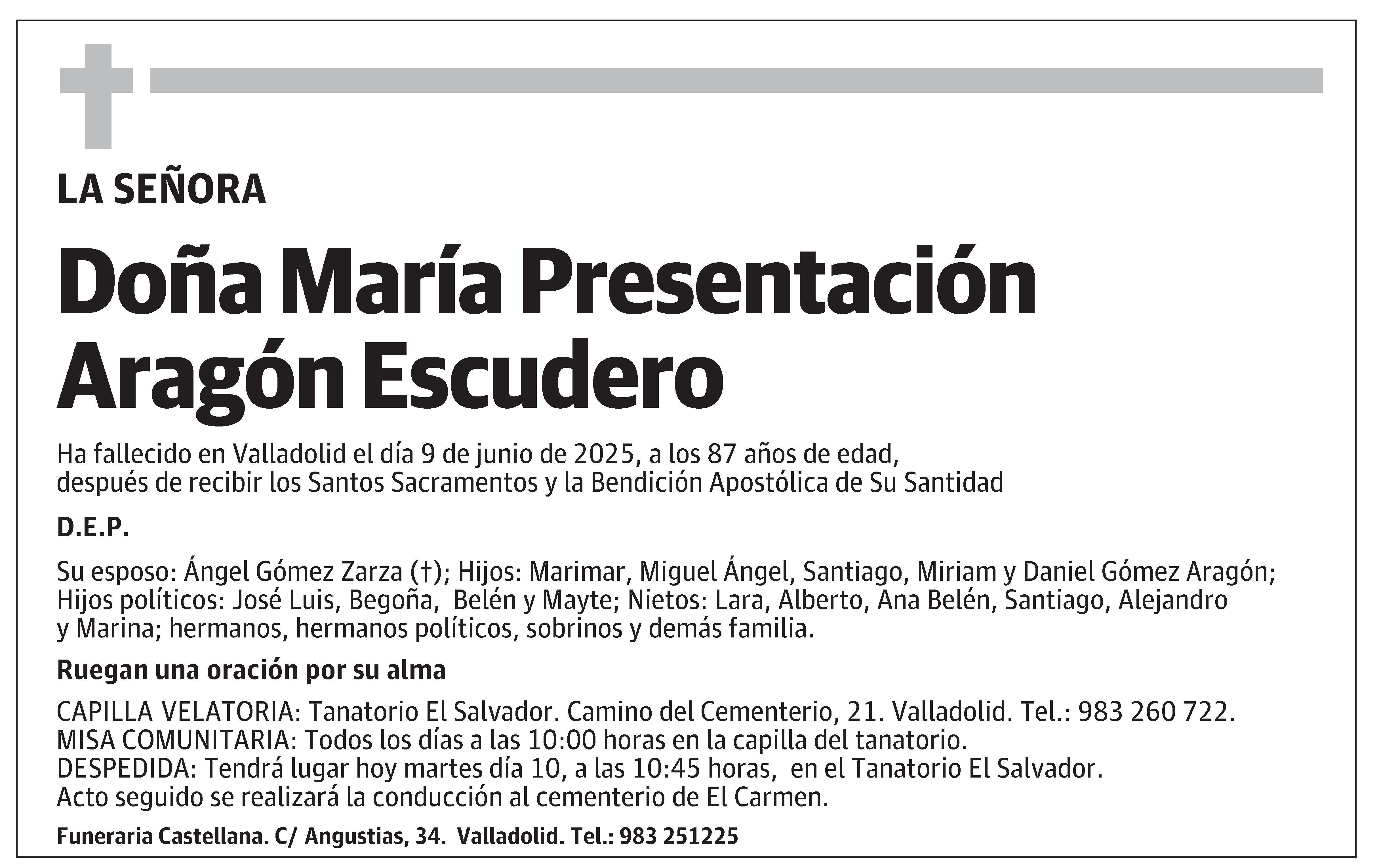 María Presentación Aragón Escudero