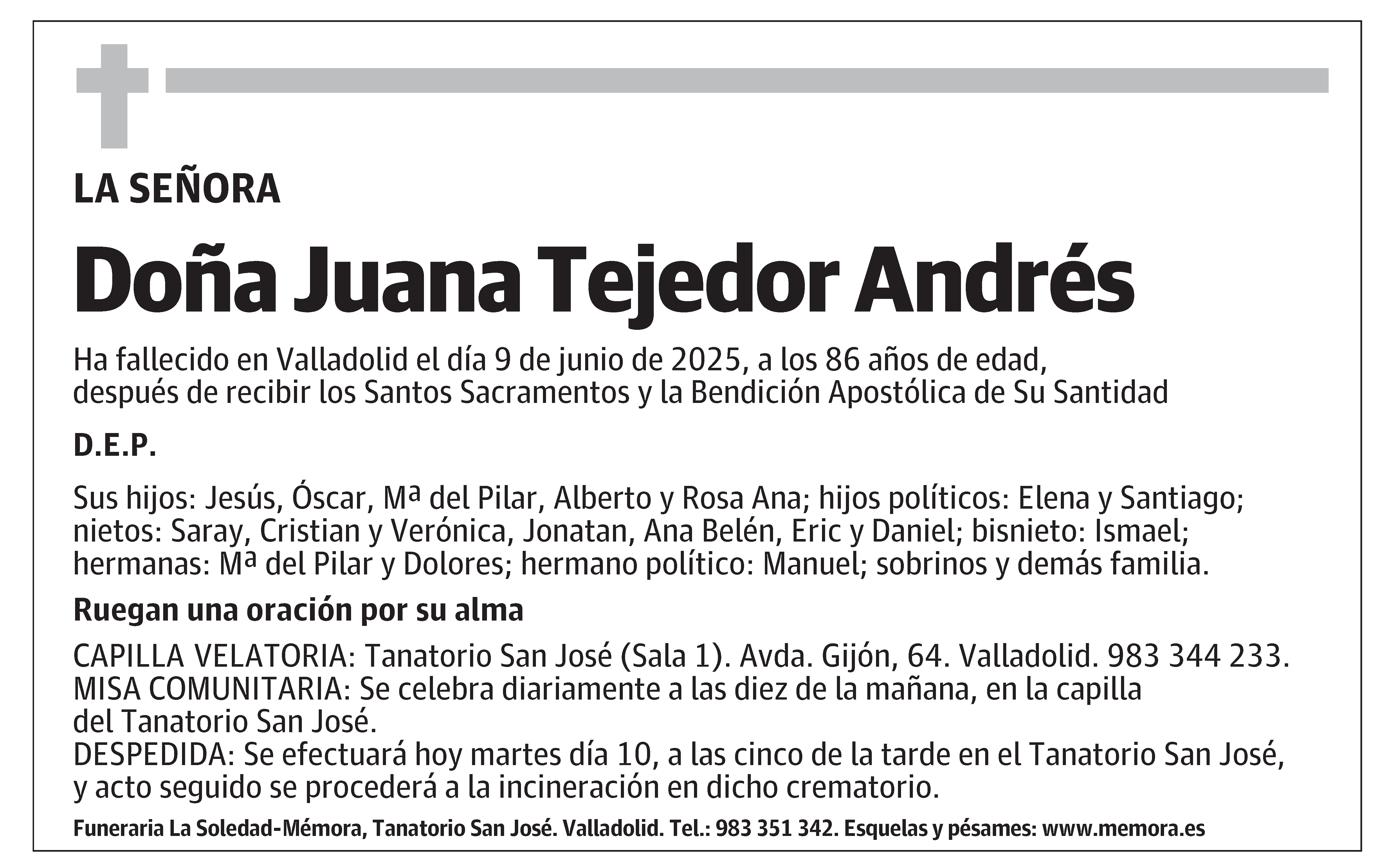 Juana Tejedor Andrés