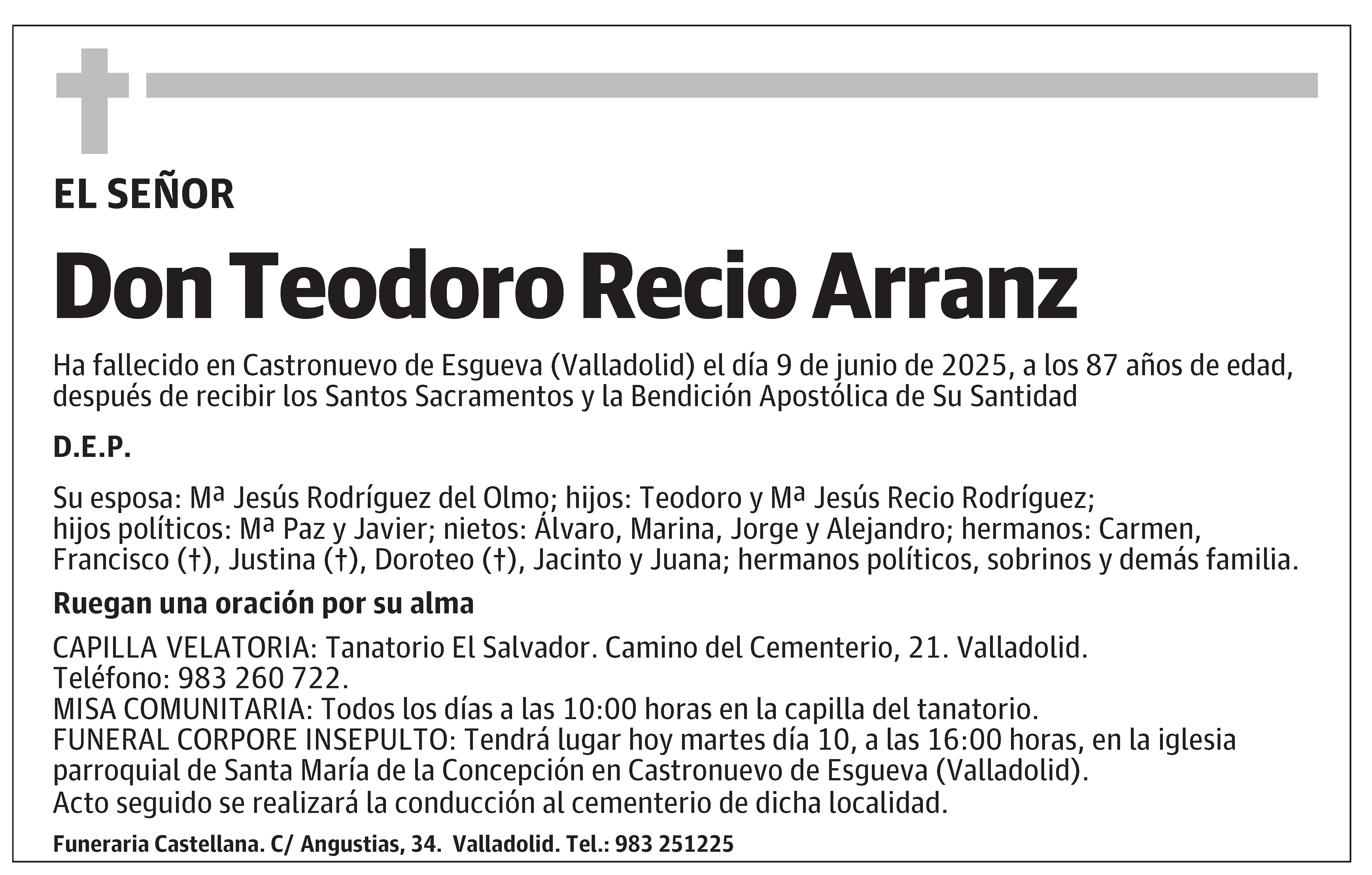Teodoro Recio Arranz