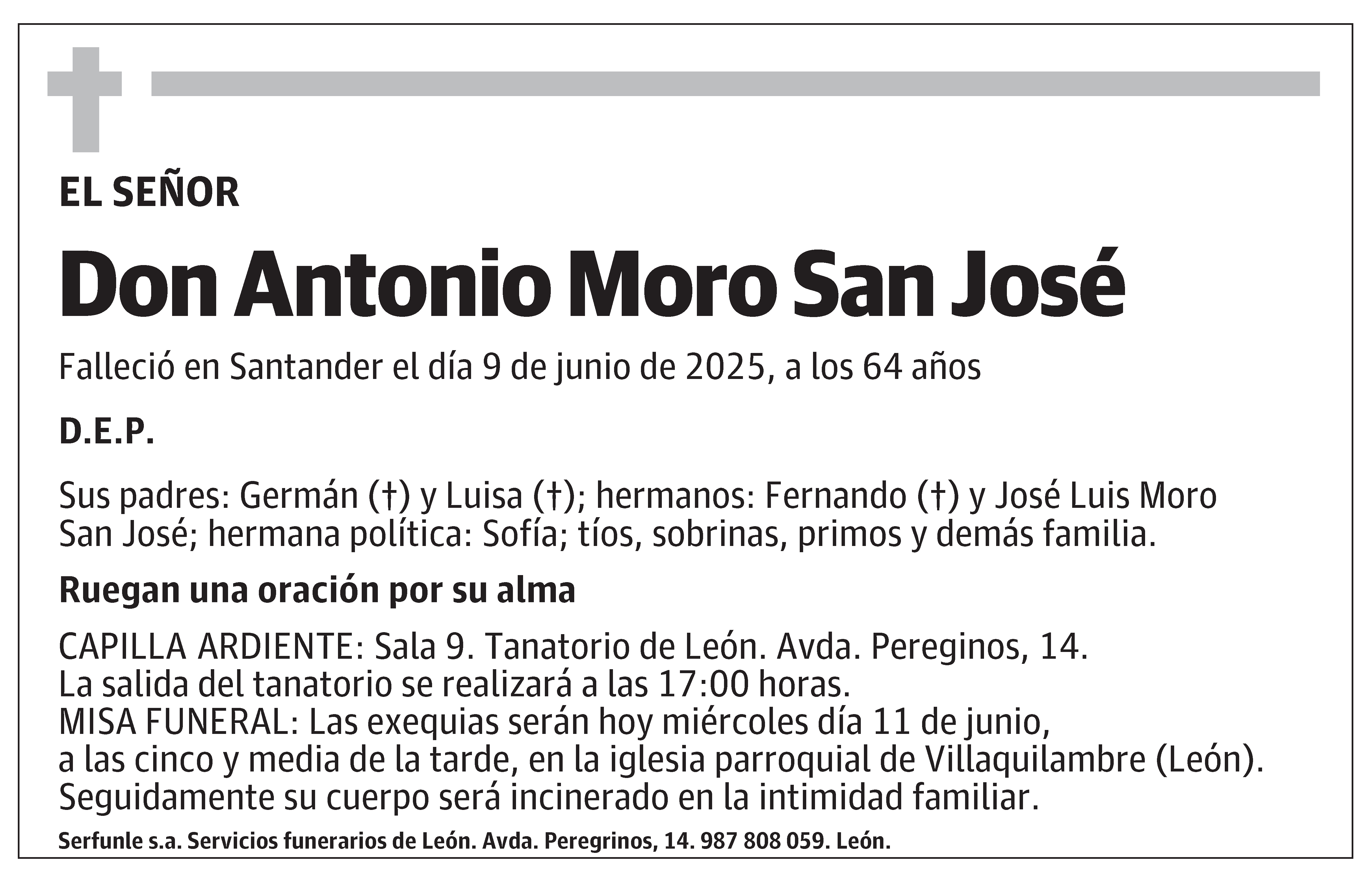 Antonio Moro San José
