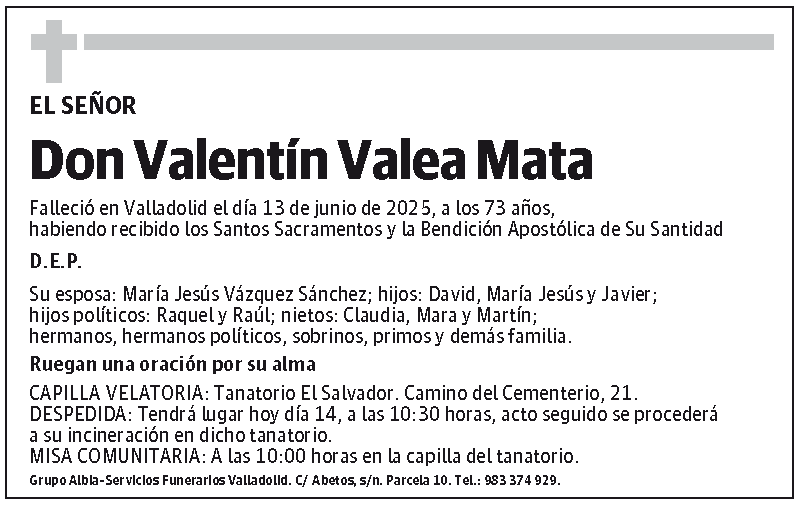 Valentín Valea Mata