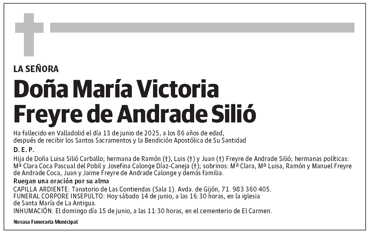 María Victoria Freyre de Andrade Silió