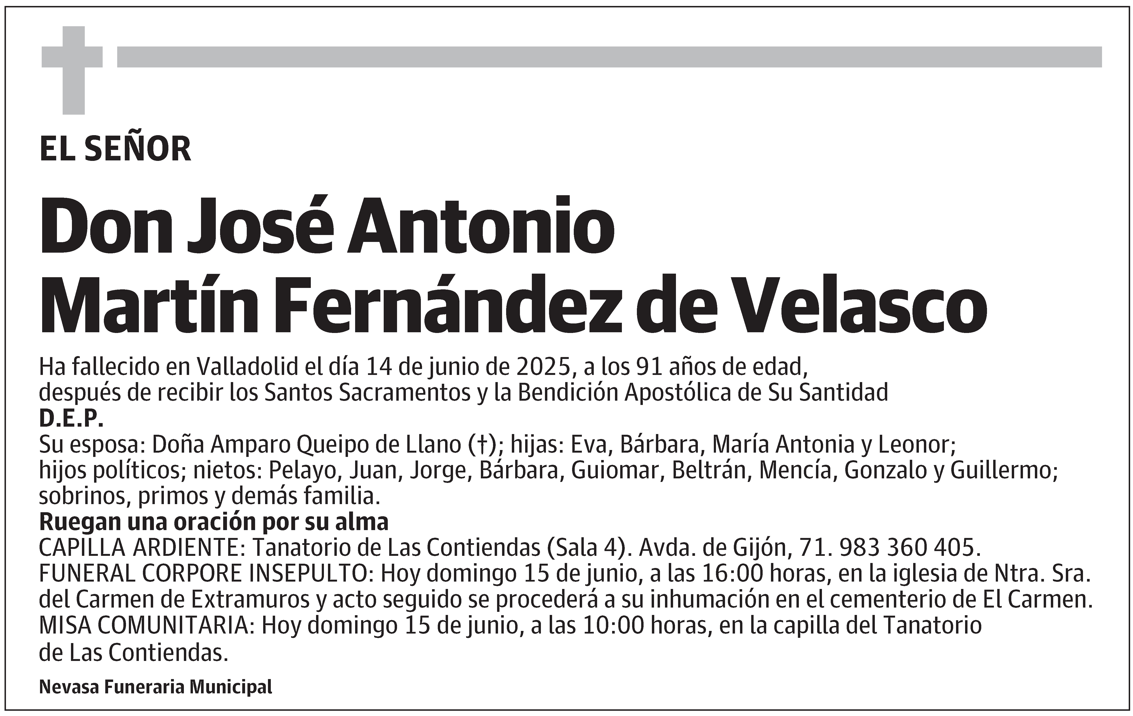 José Antonio Martín Fernández de Velasco