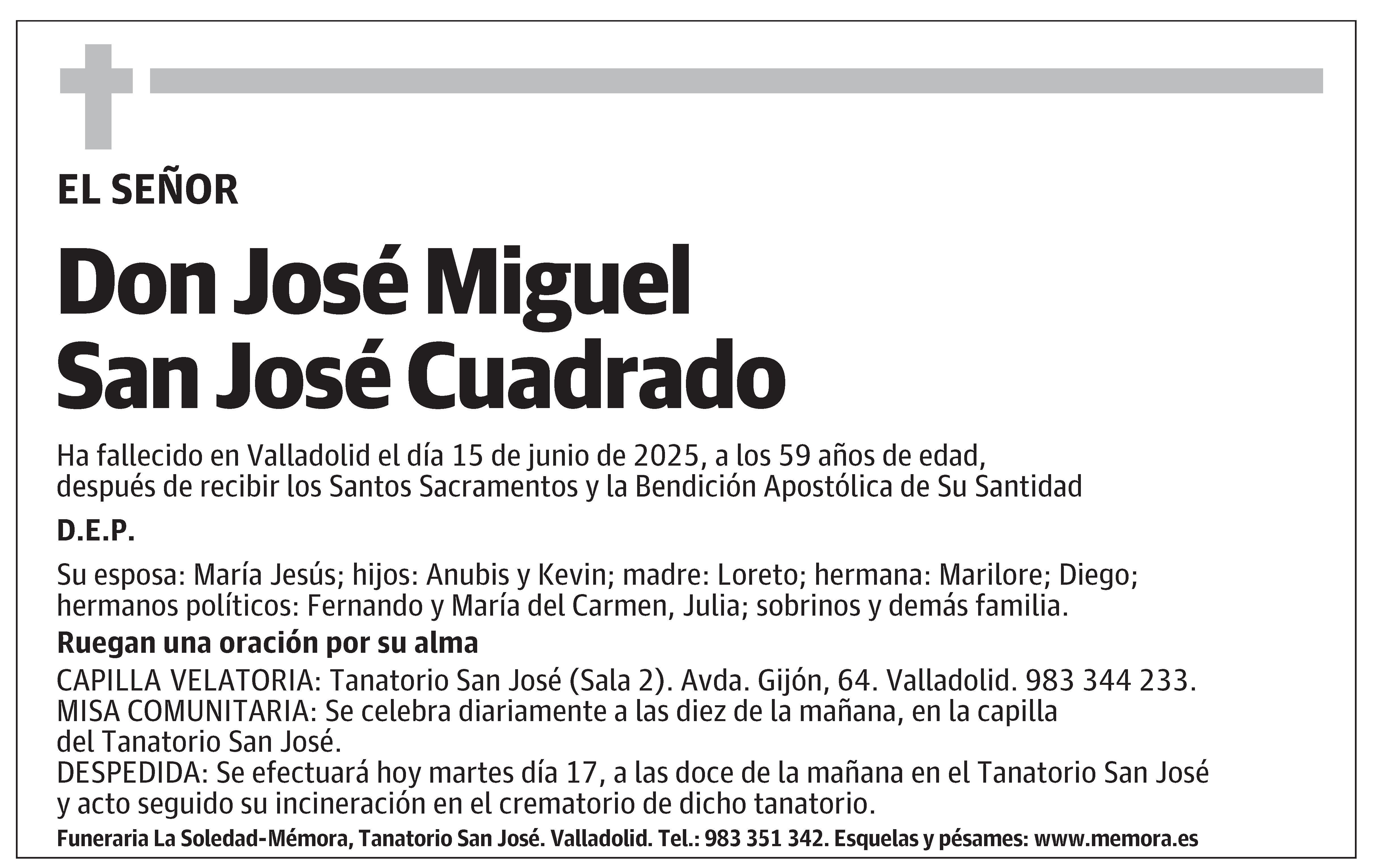 José Miguel San José Cuadrado