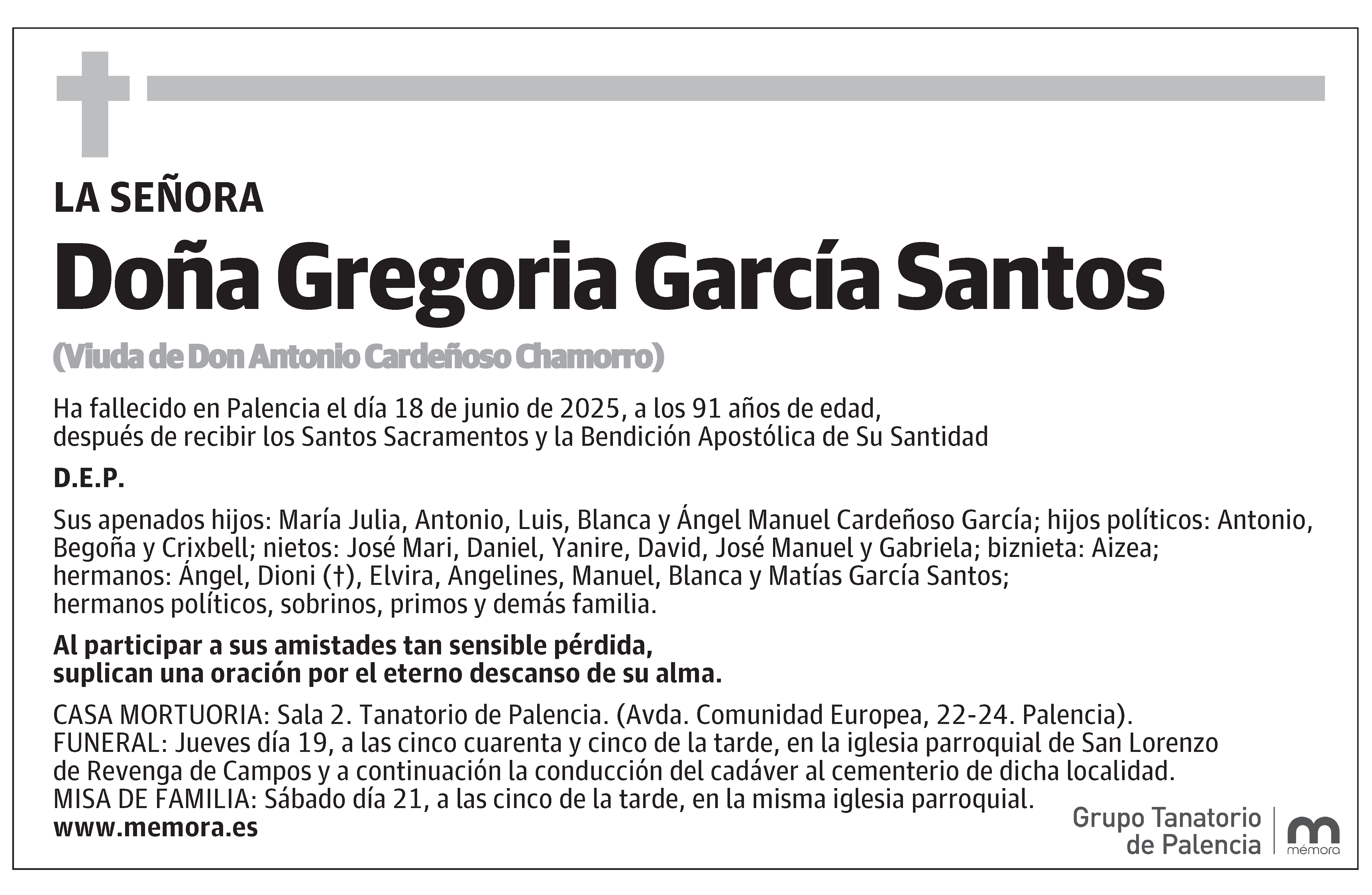 Gregoria García Santos