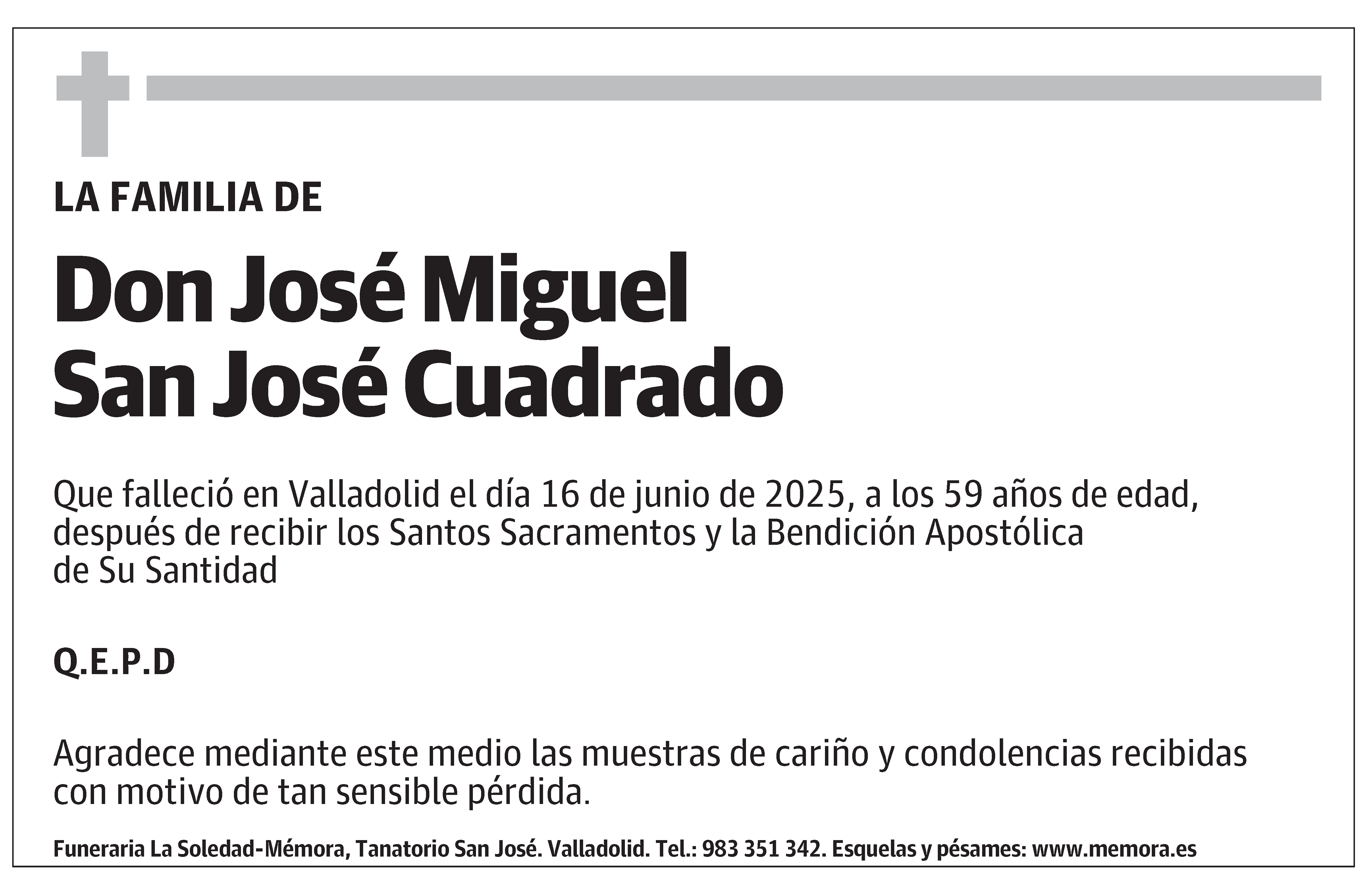 José Miguel San José Cuadrado
