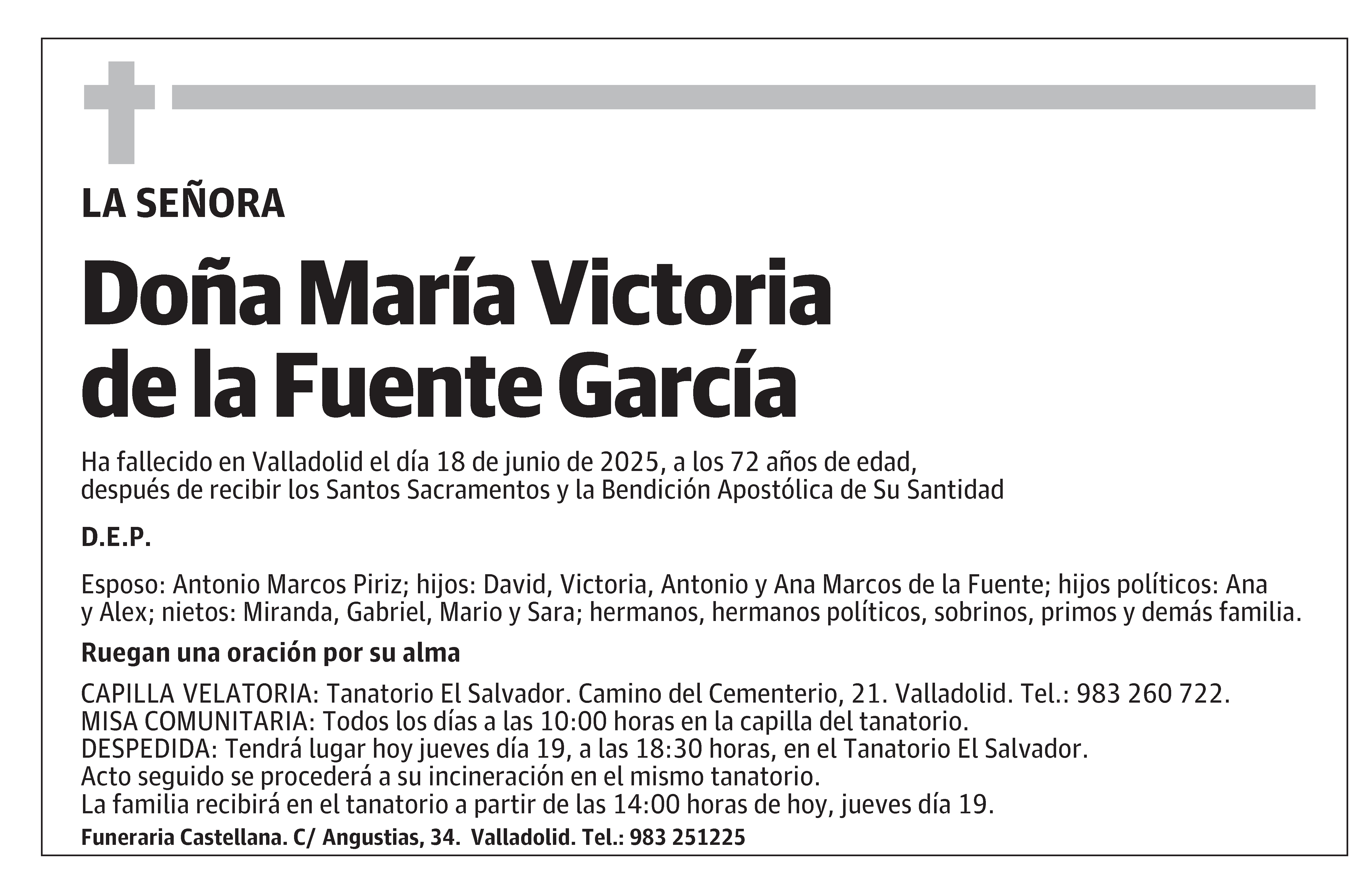 María Victoria de la Fuente García