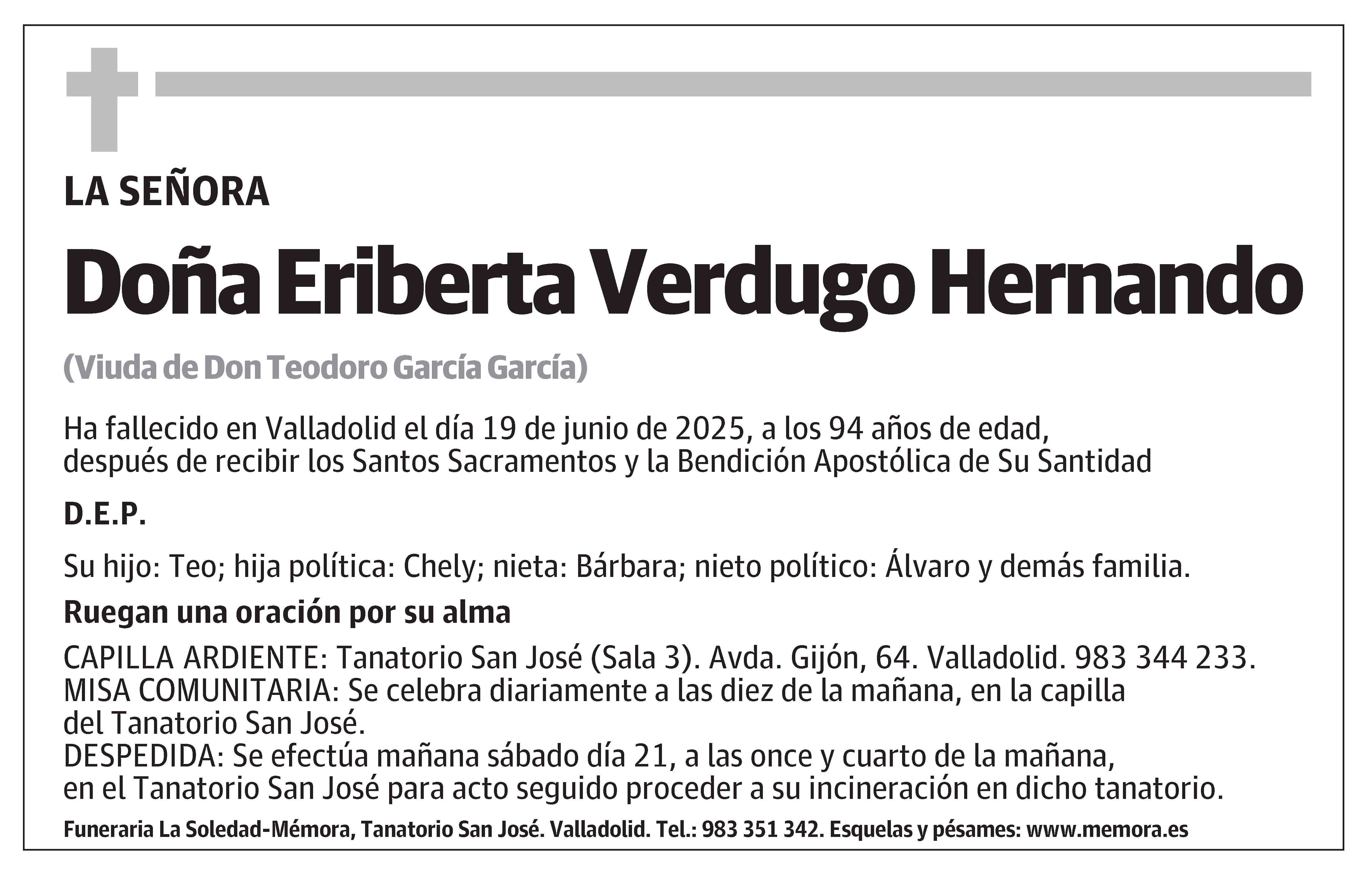 Eriberta Verdugo Hernando
