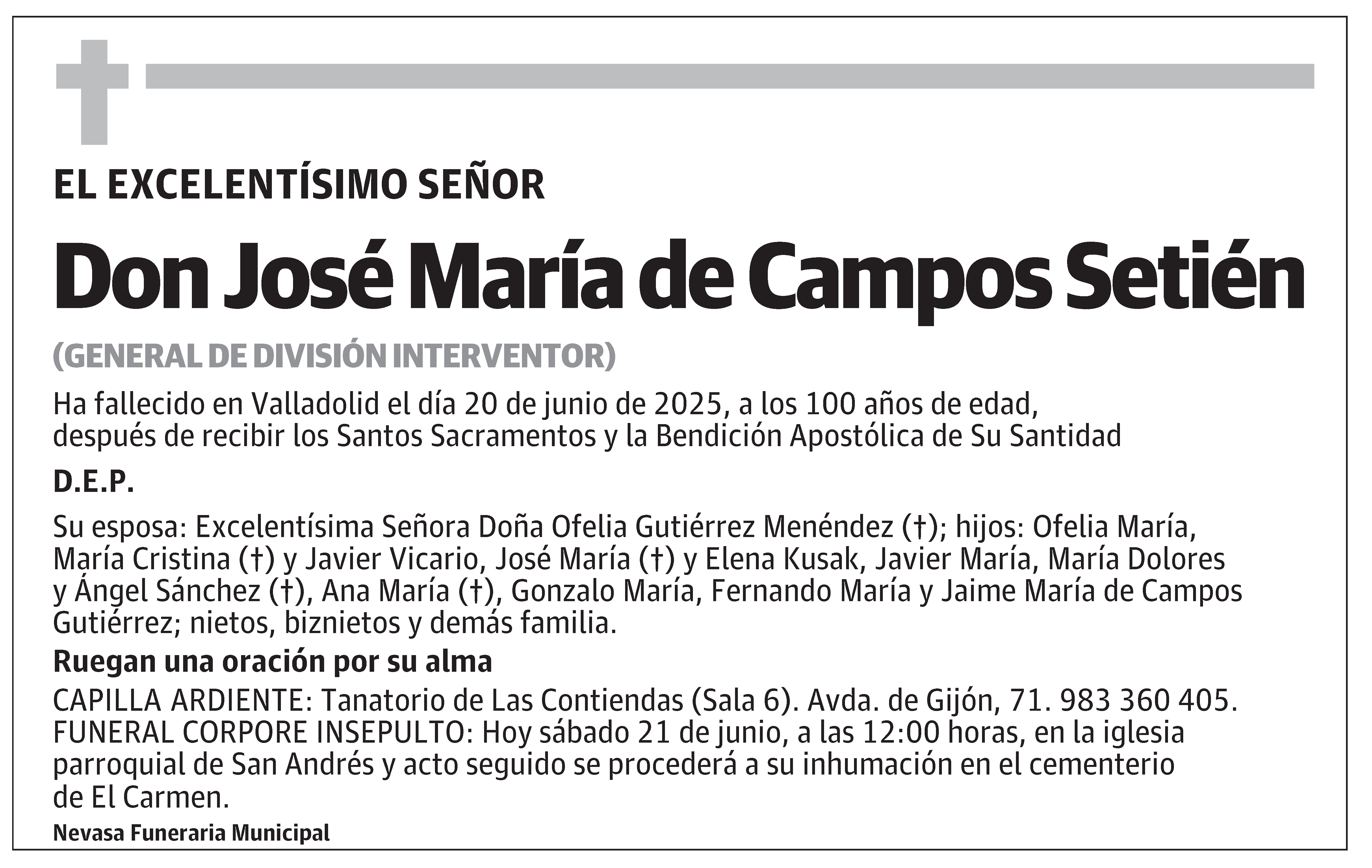 José María de Campos Setién