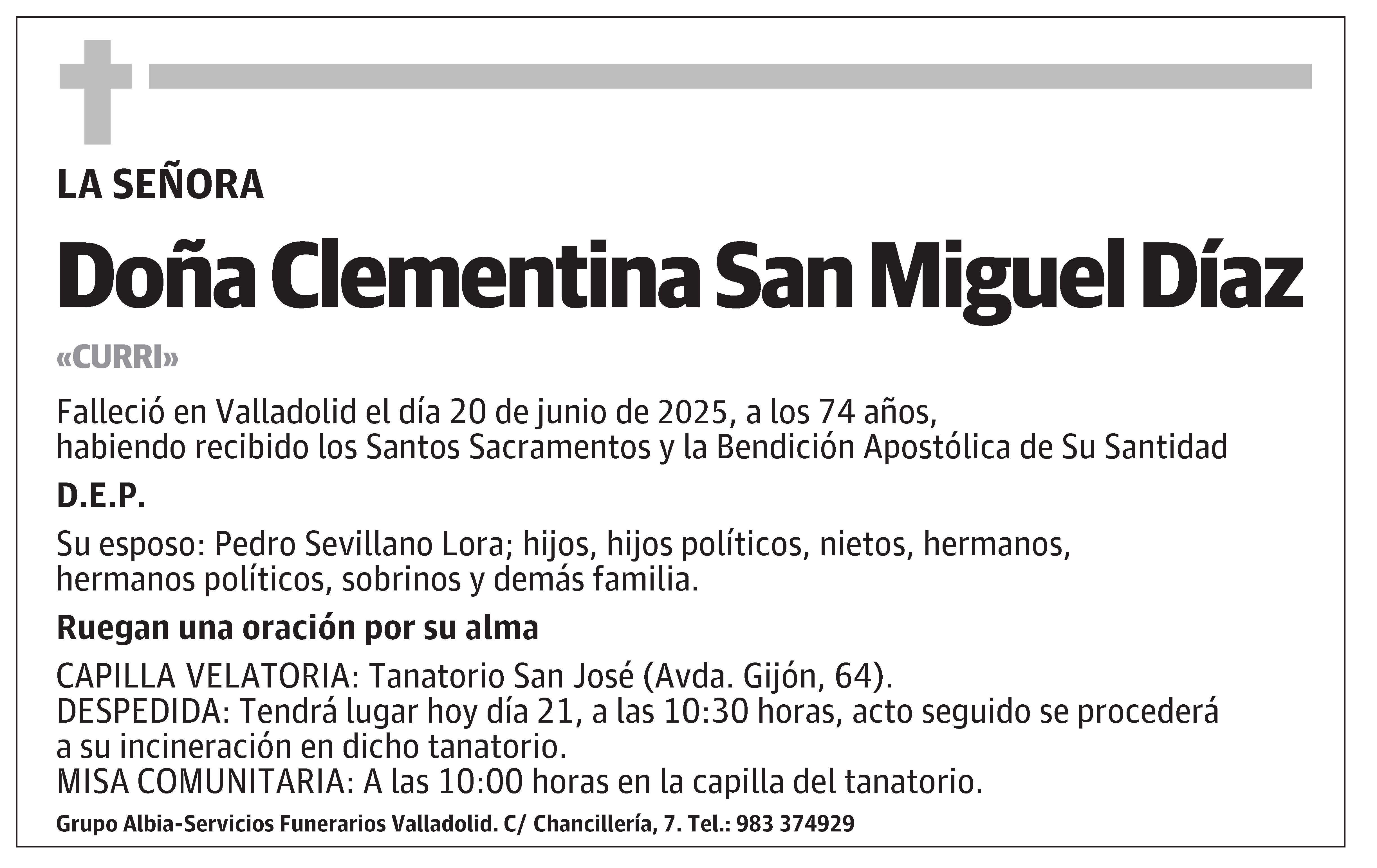 Clementina San Miguel Díaz
