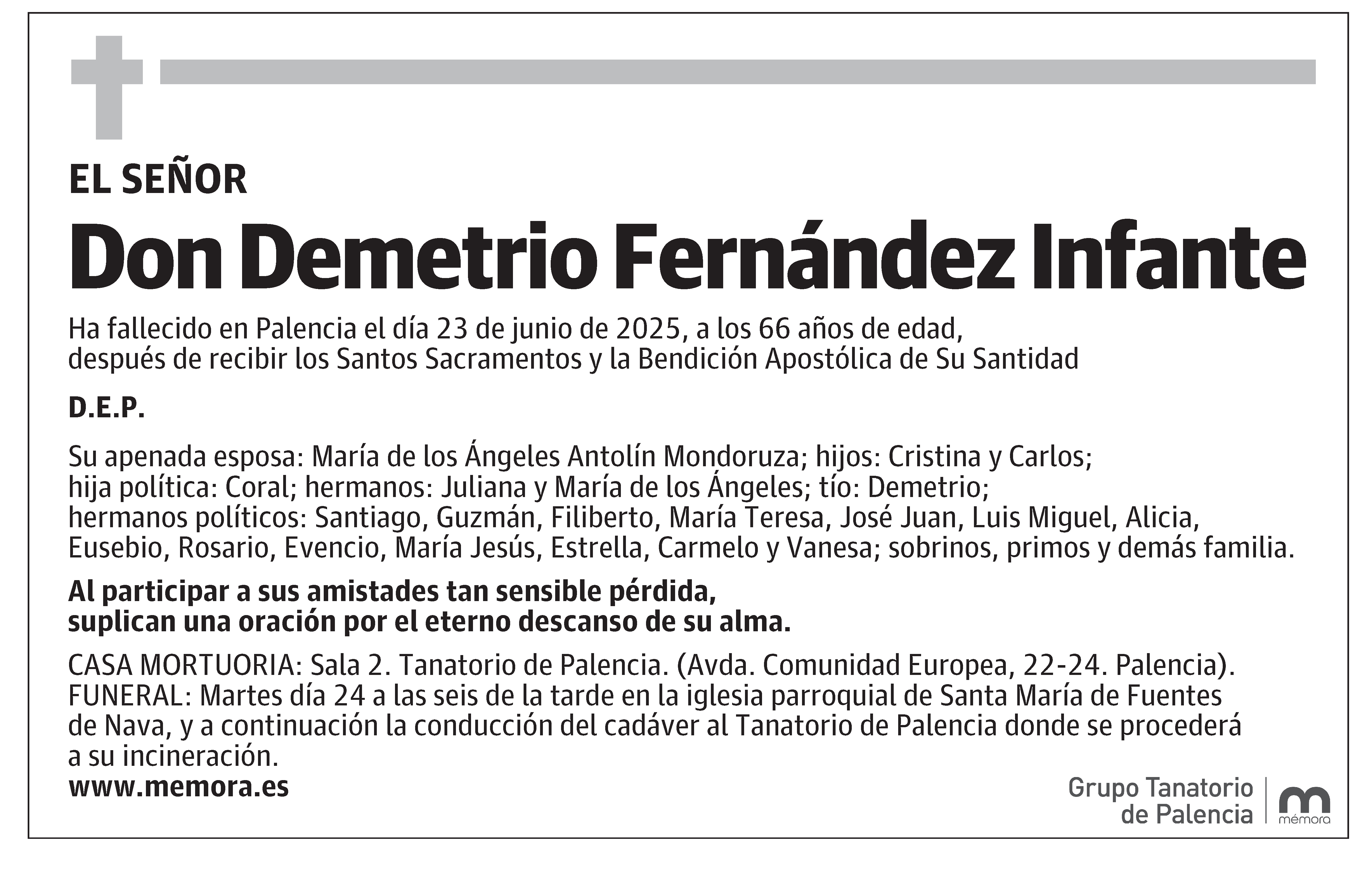 Demetrio Fernández Infante