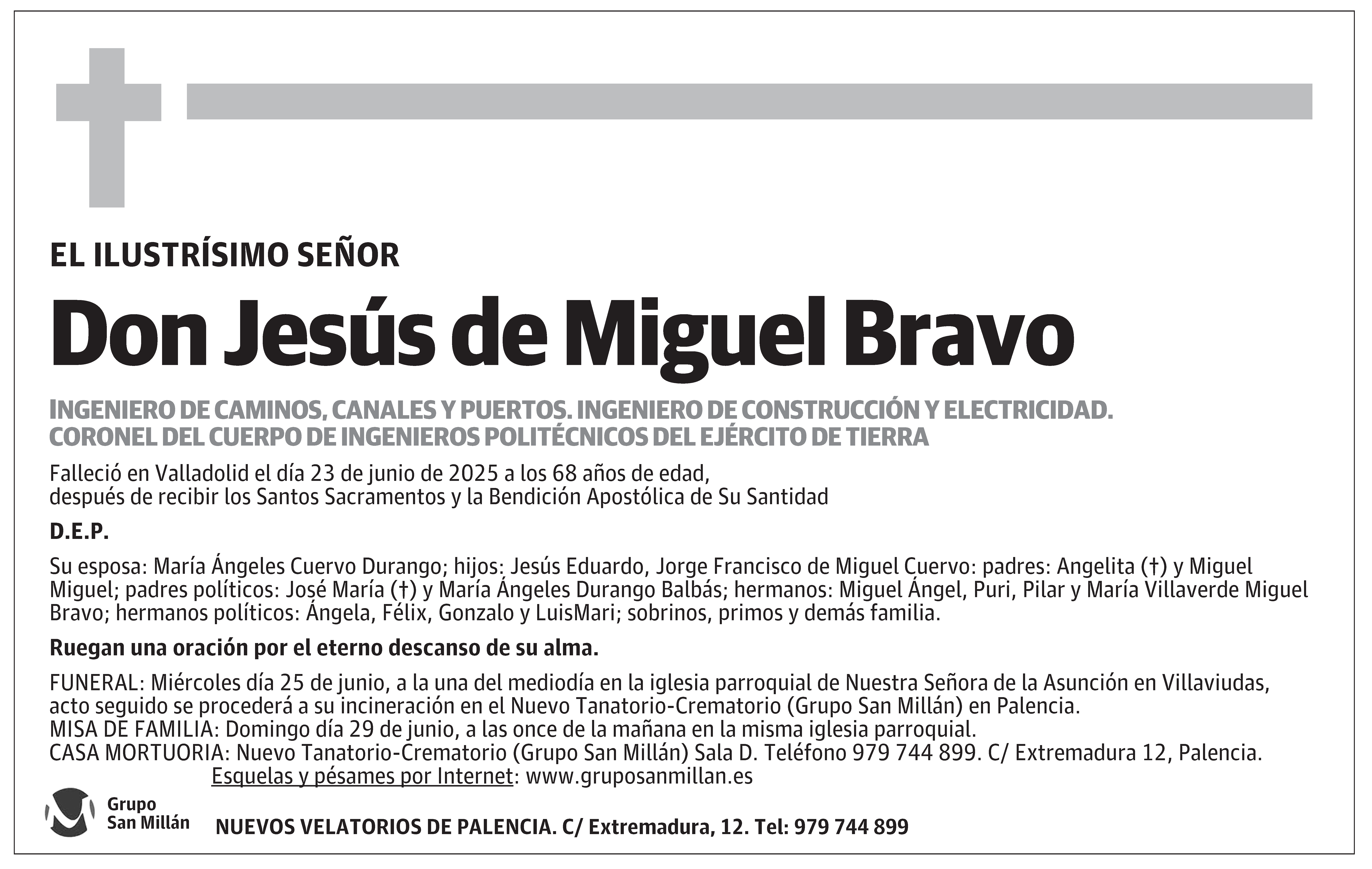 Jesús de Miguel Bravo
