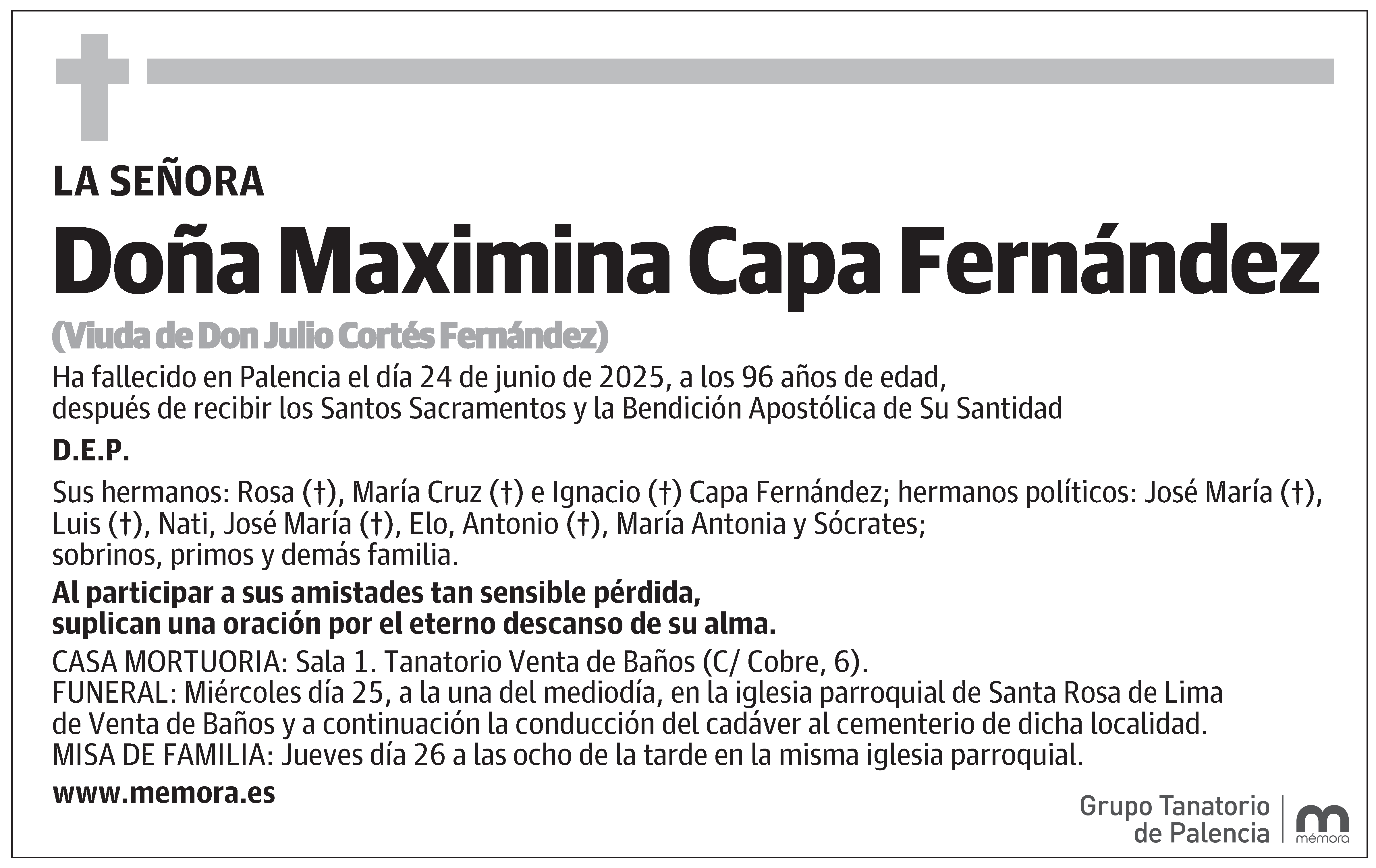 Maximina Capa Fernández
