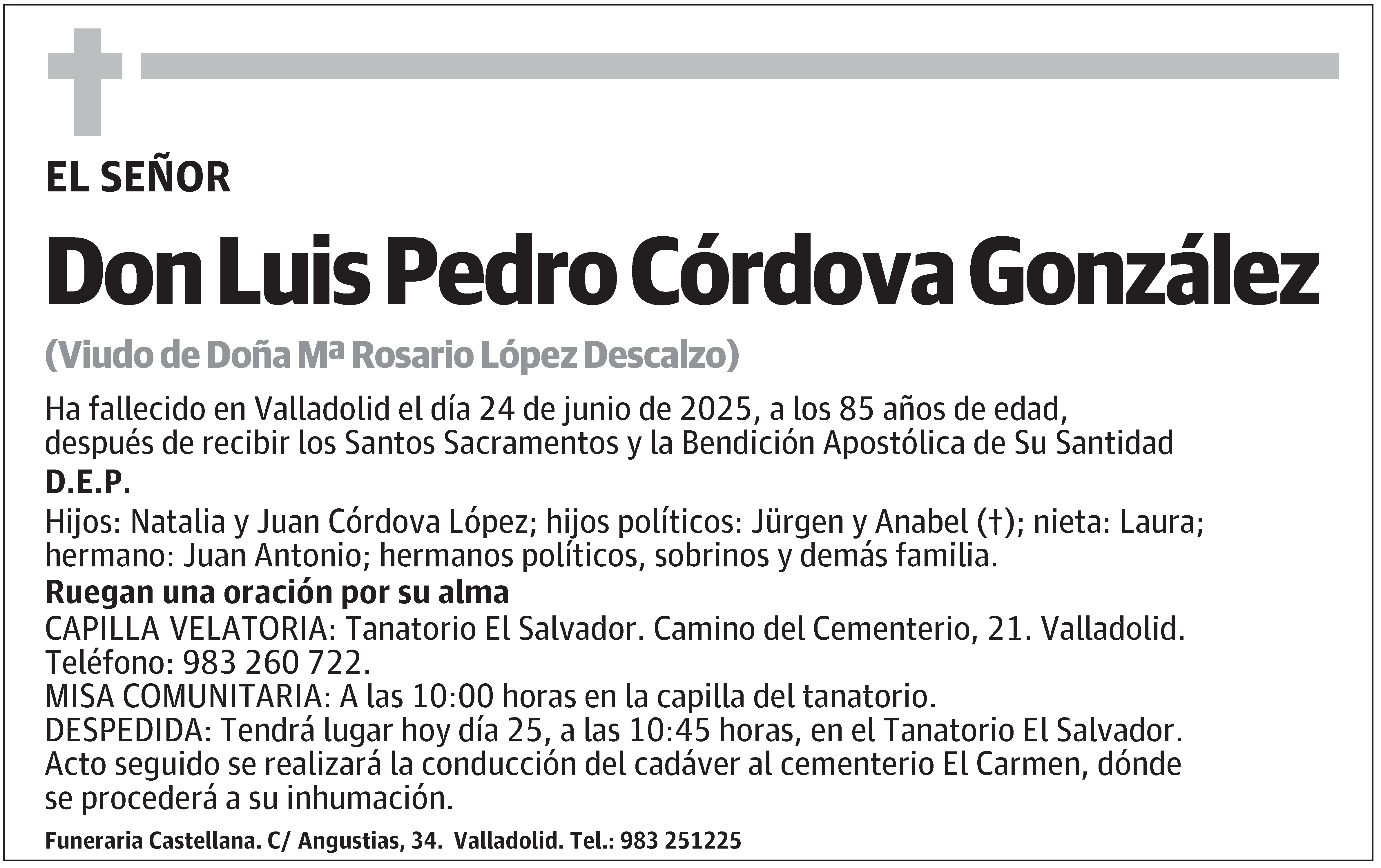 Luis Pedro Córdova González