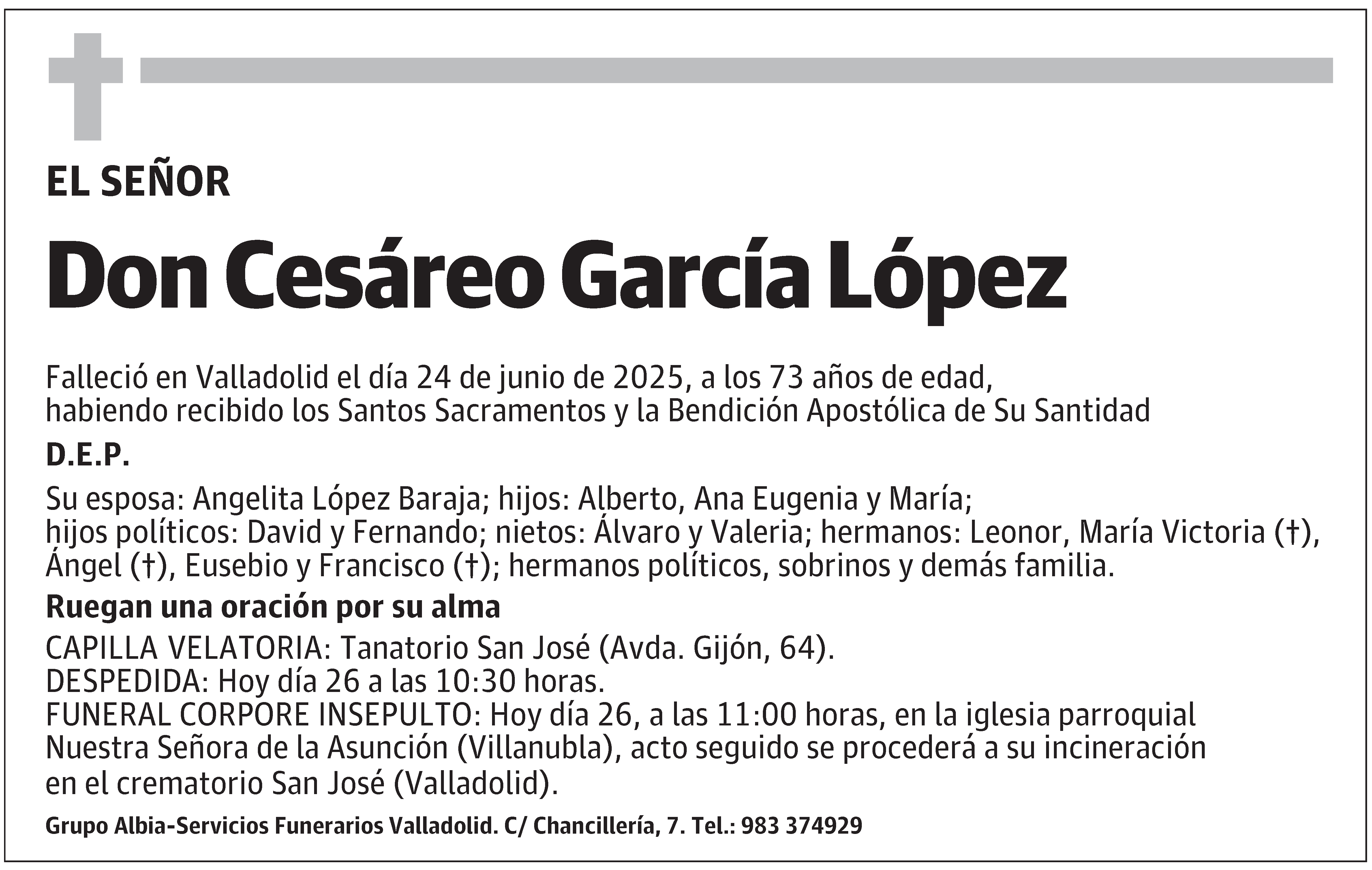 Cesáreo García López