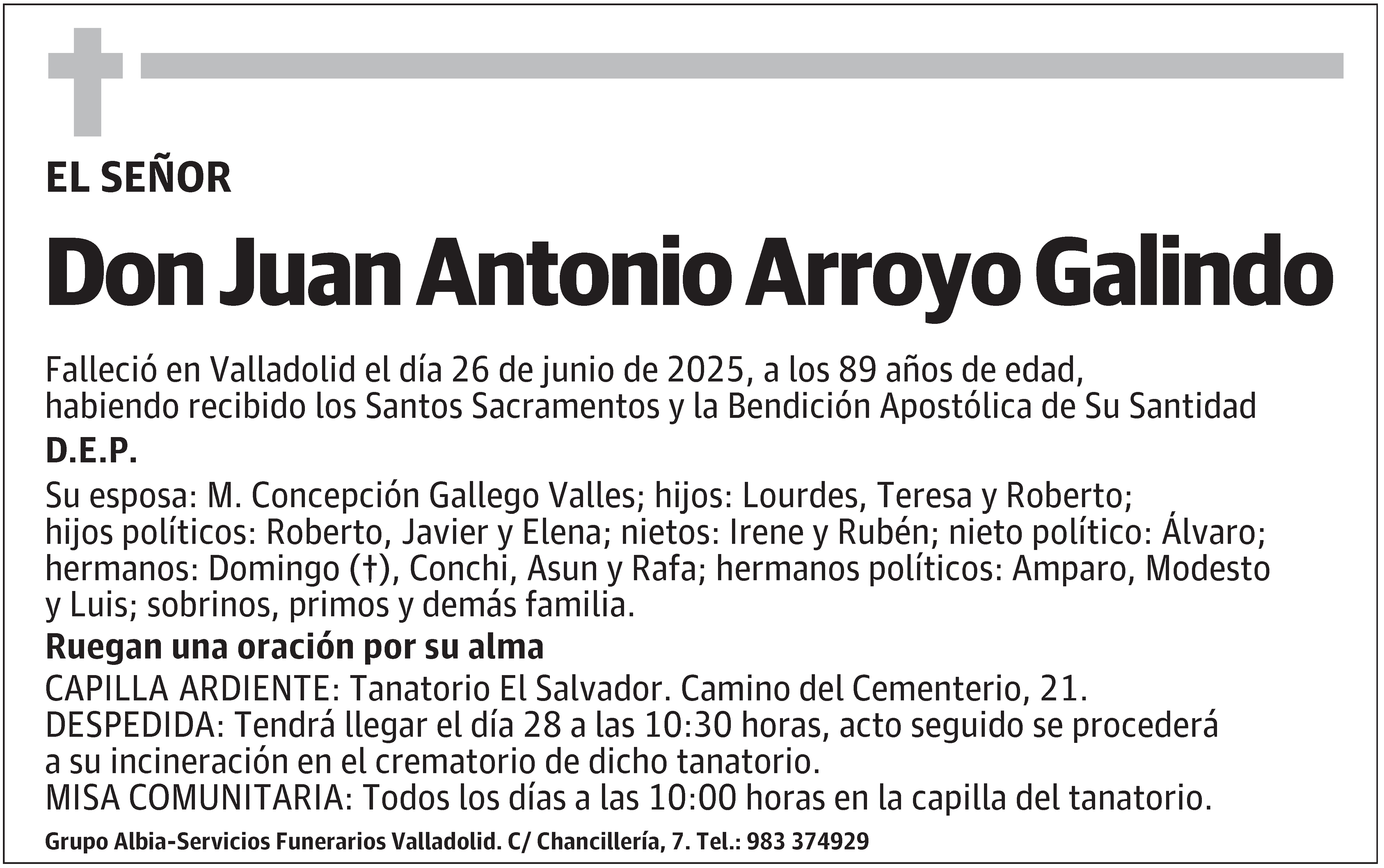 Juan Antonio Arroyo Galindo