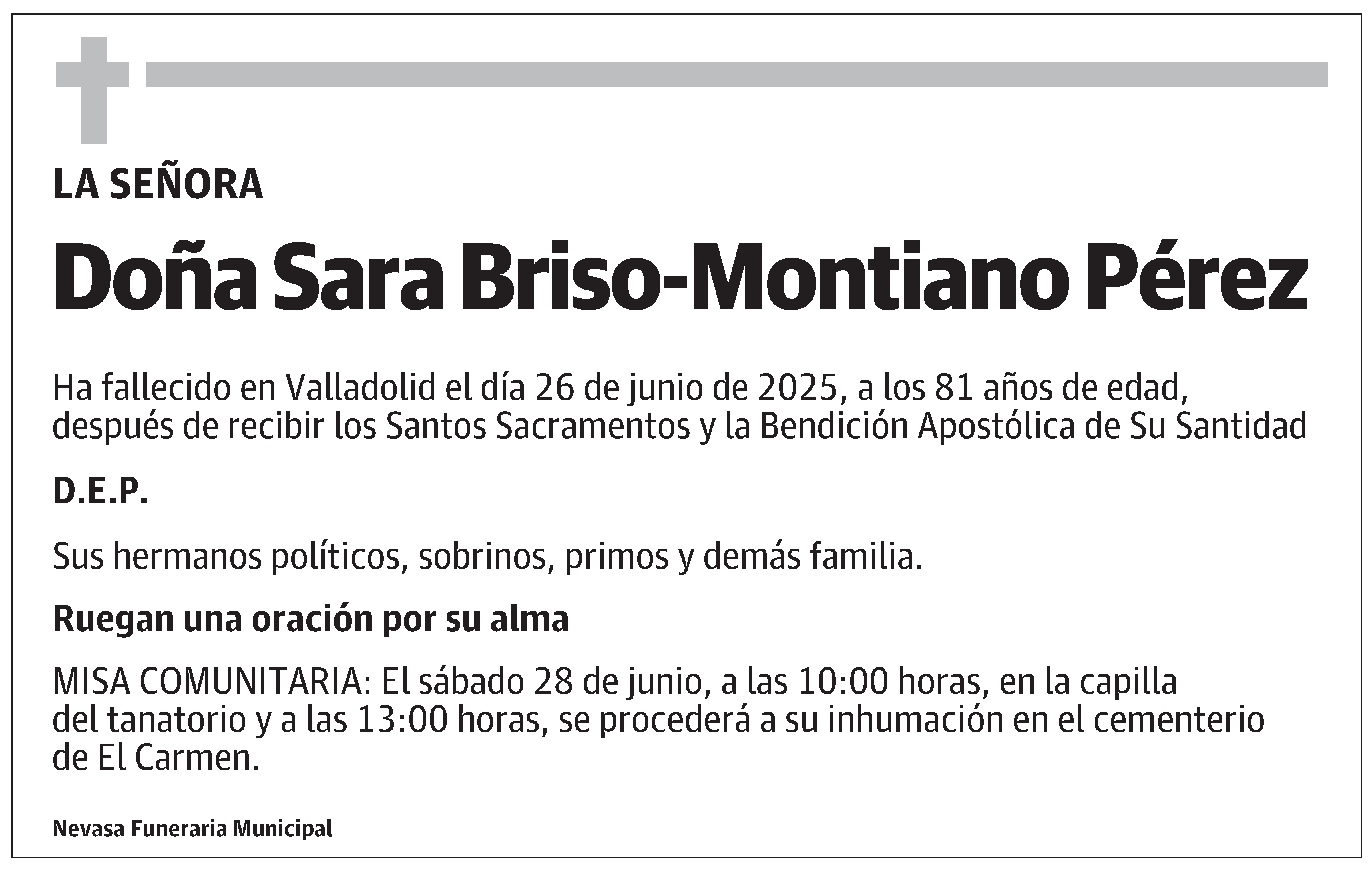 Sara Briso-Montiano Pérez