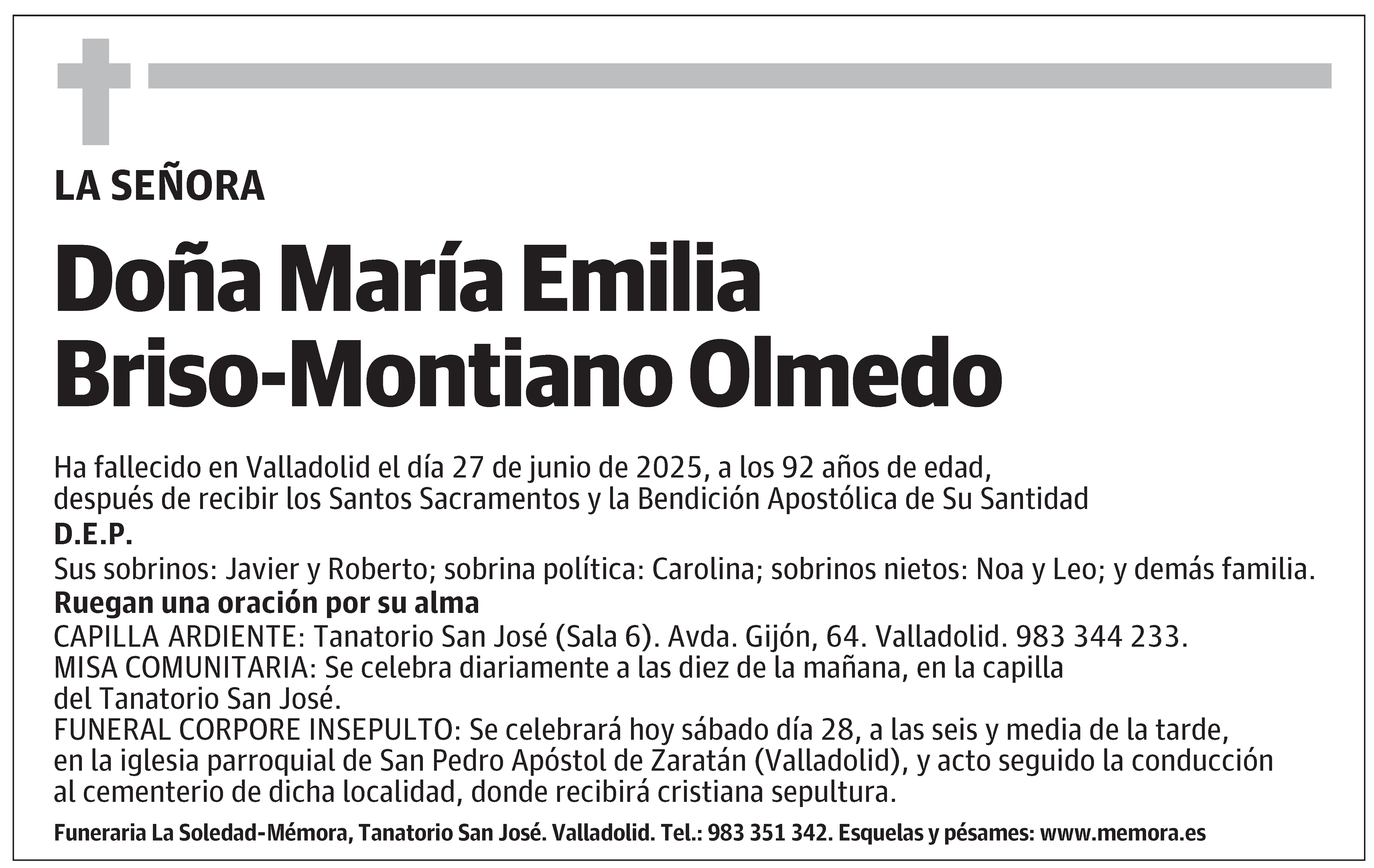 María Emilia Briso-Montiano Olmedo