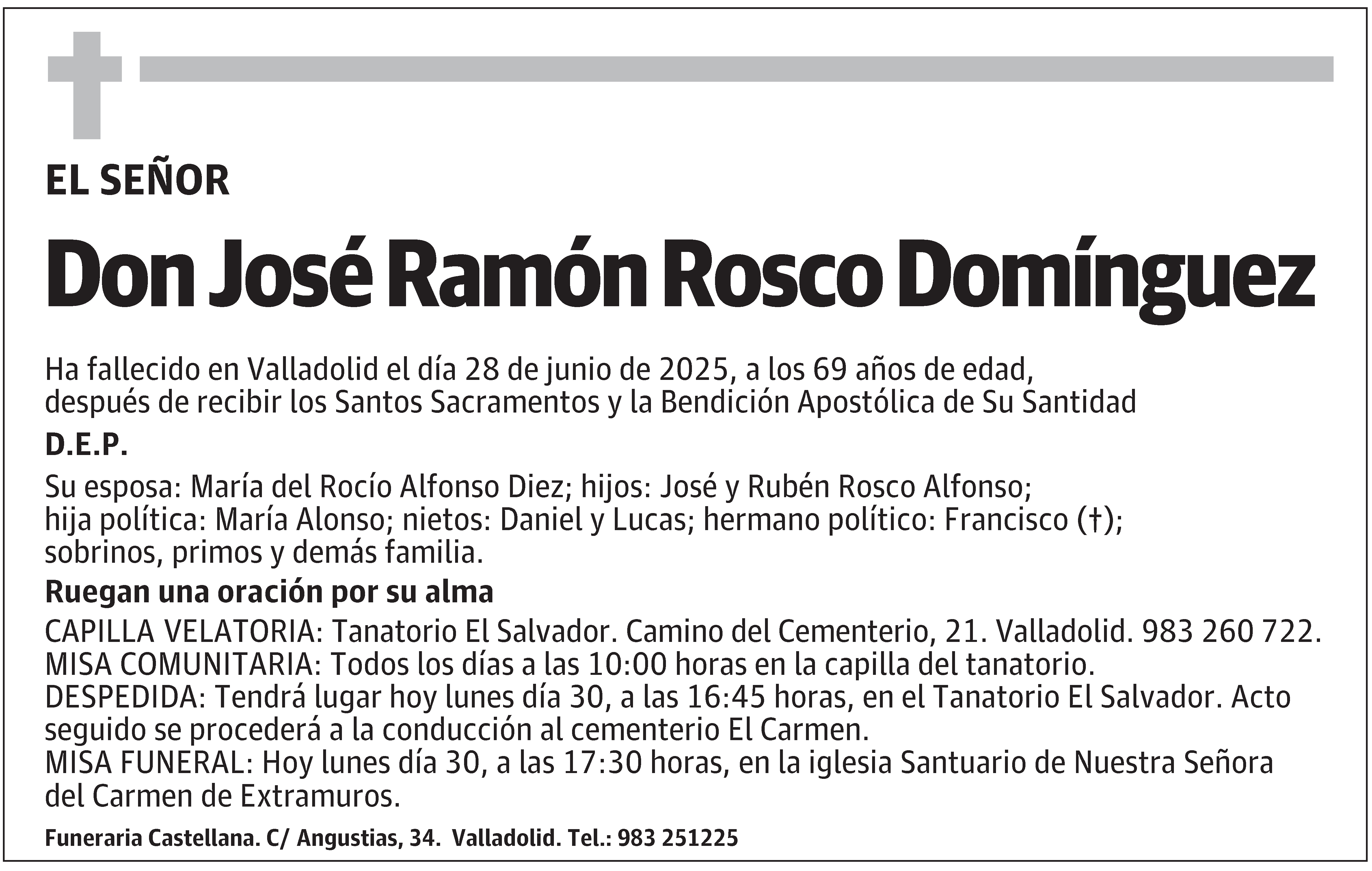 José Ramón Rosco Domínguez