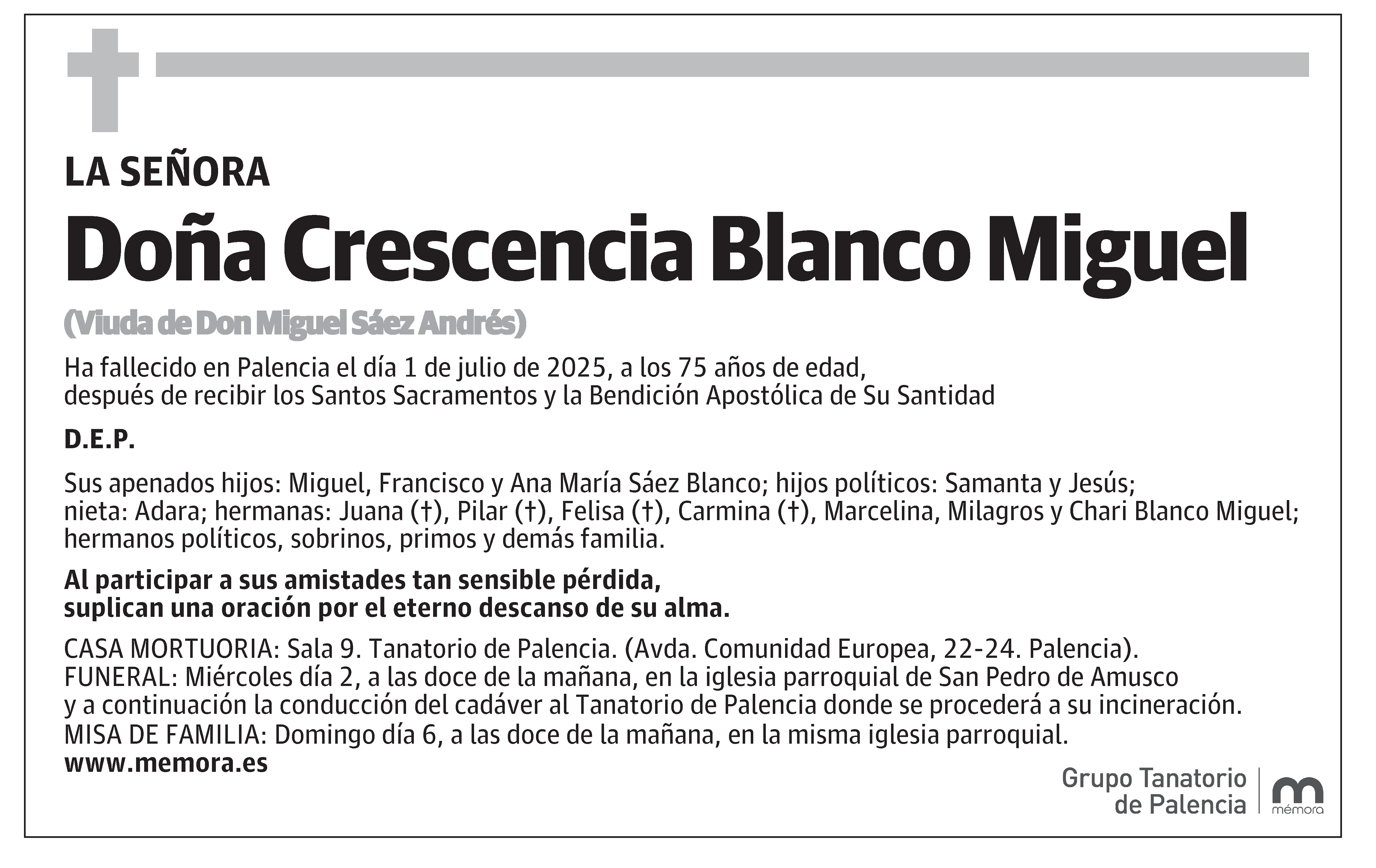 Crescencia Blanco Miguel