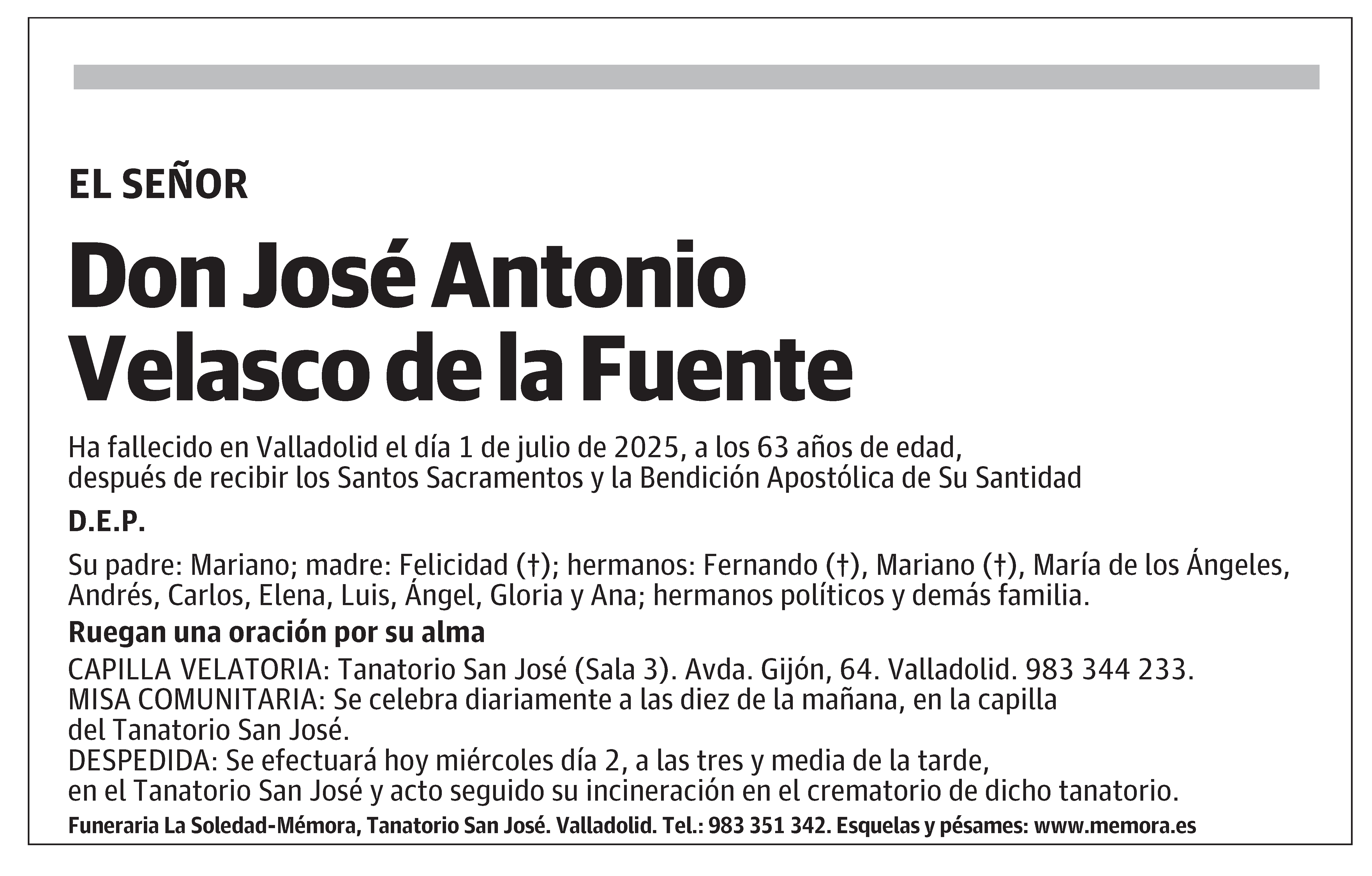 José Antonio Velasco de la Fuente