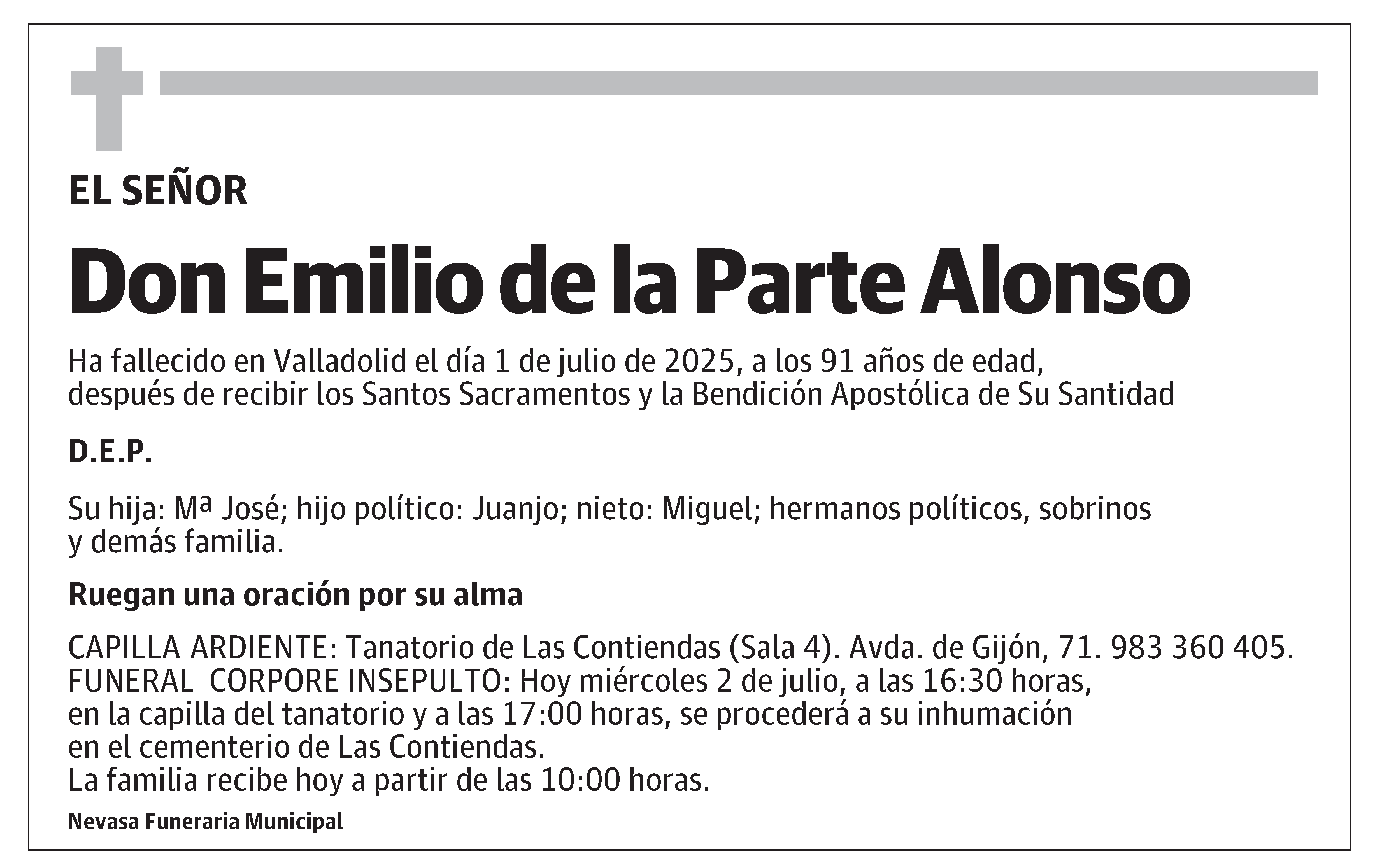Emilio de la Parte Alonso