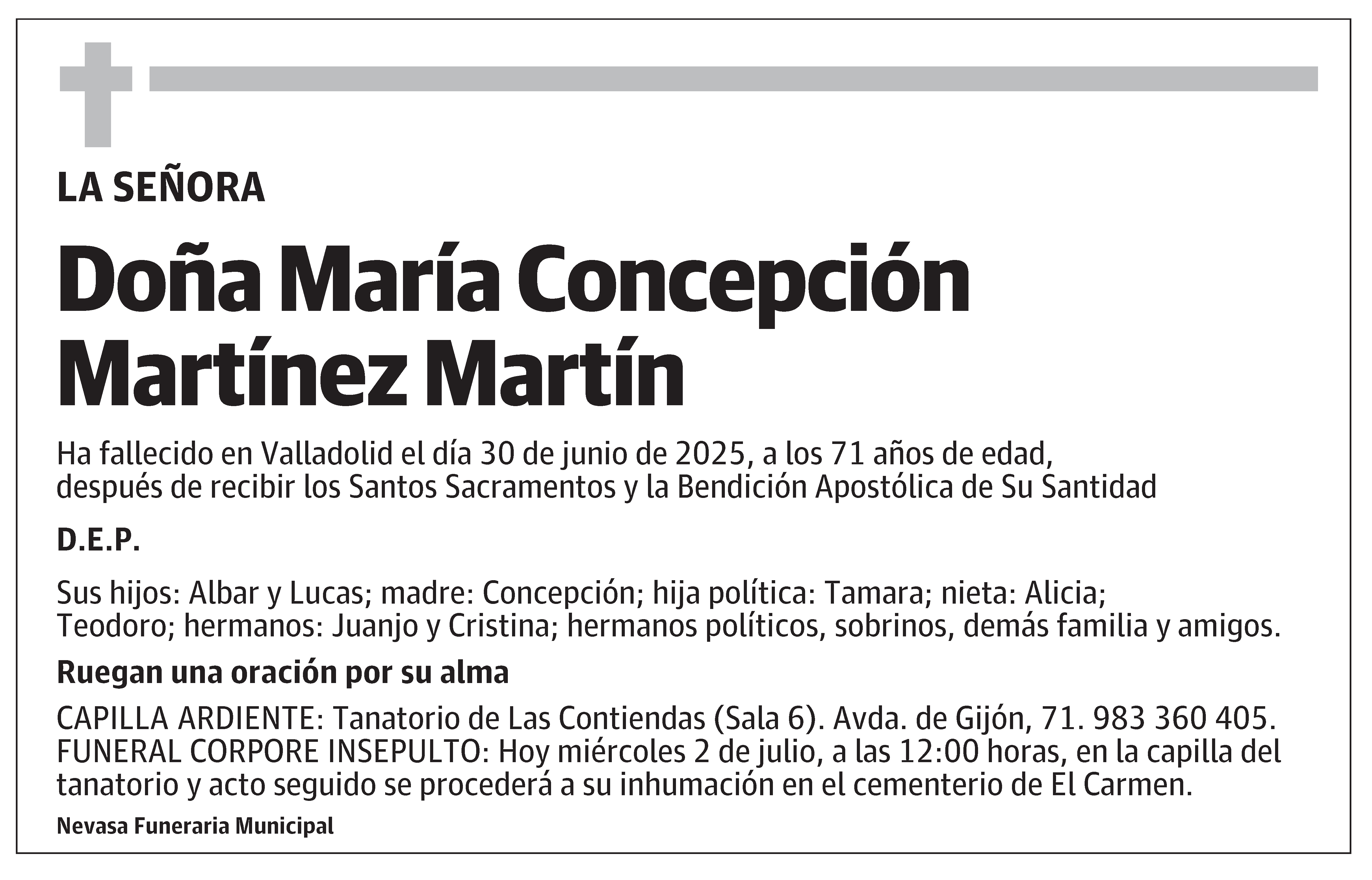 María Concepción Martínez Martín