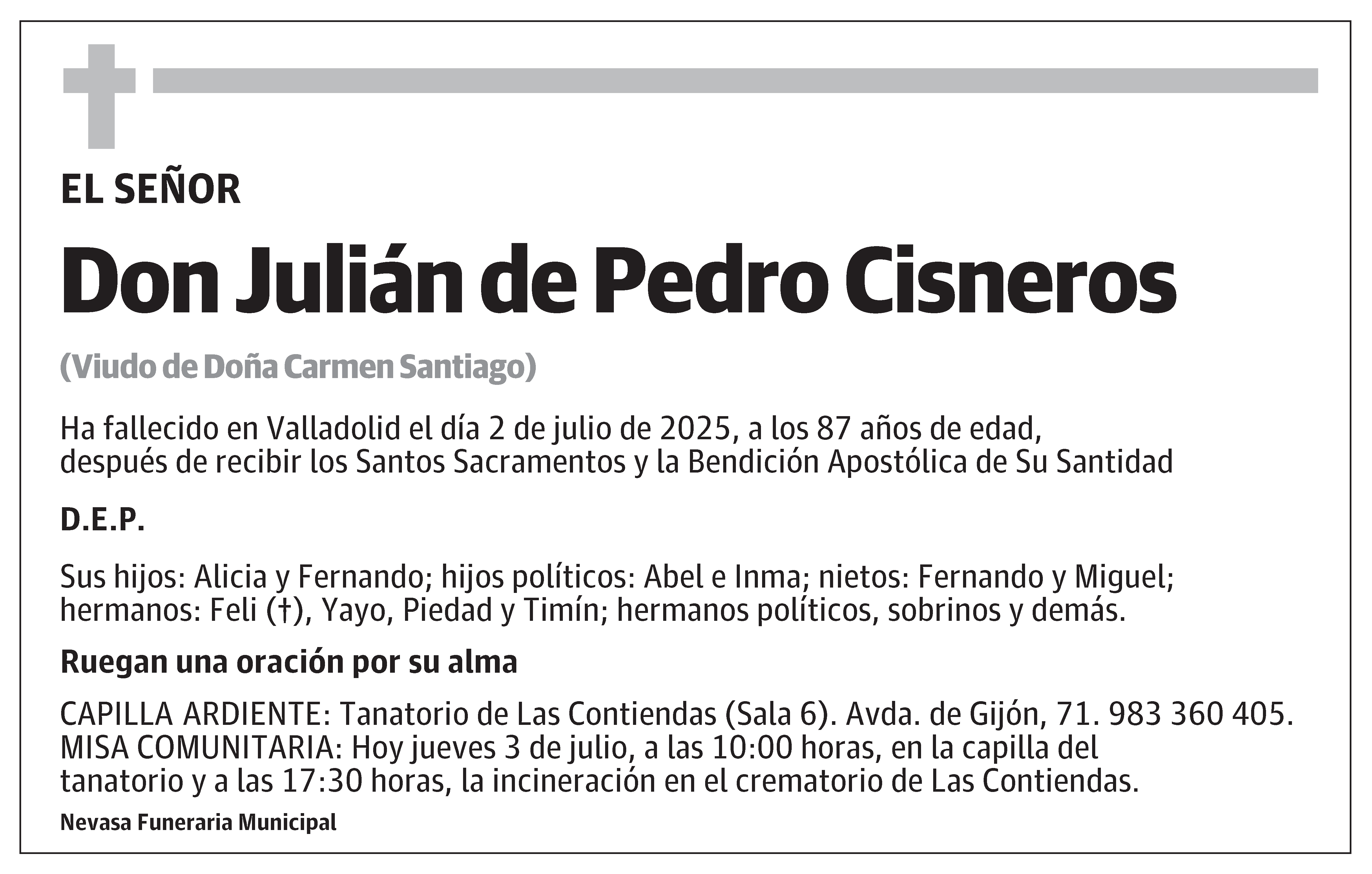 Julián de Pedro Cisneros