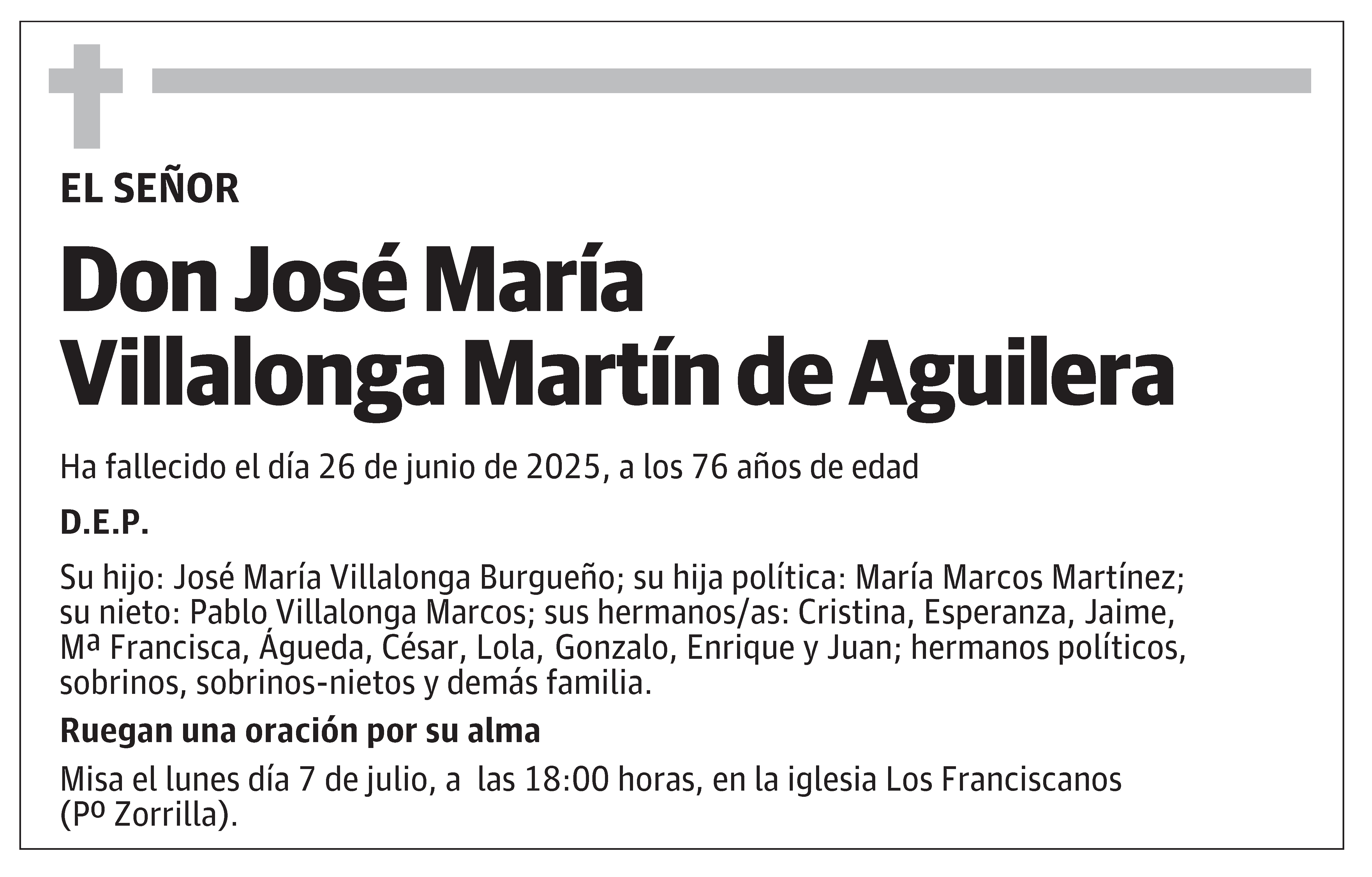 José María Villalonga Martín de Aguilera