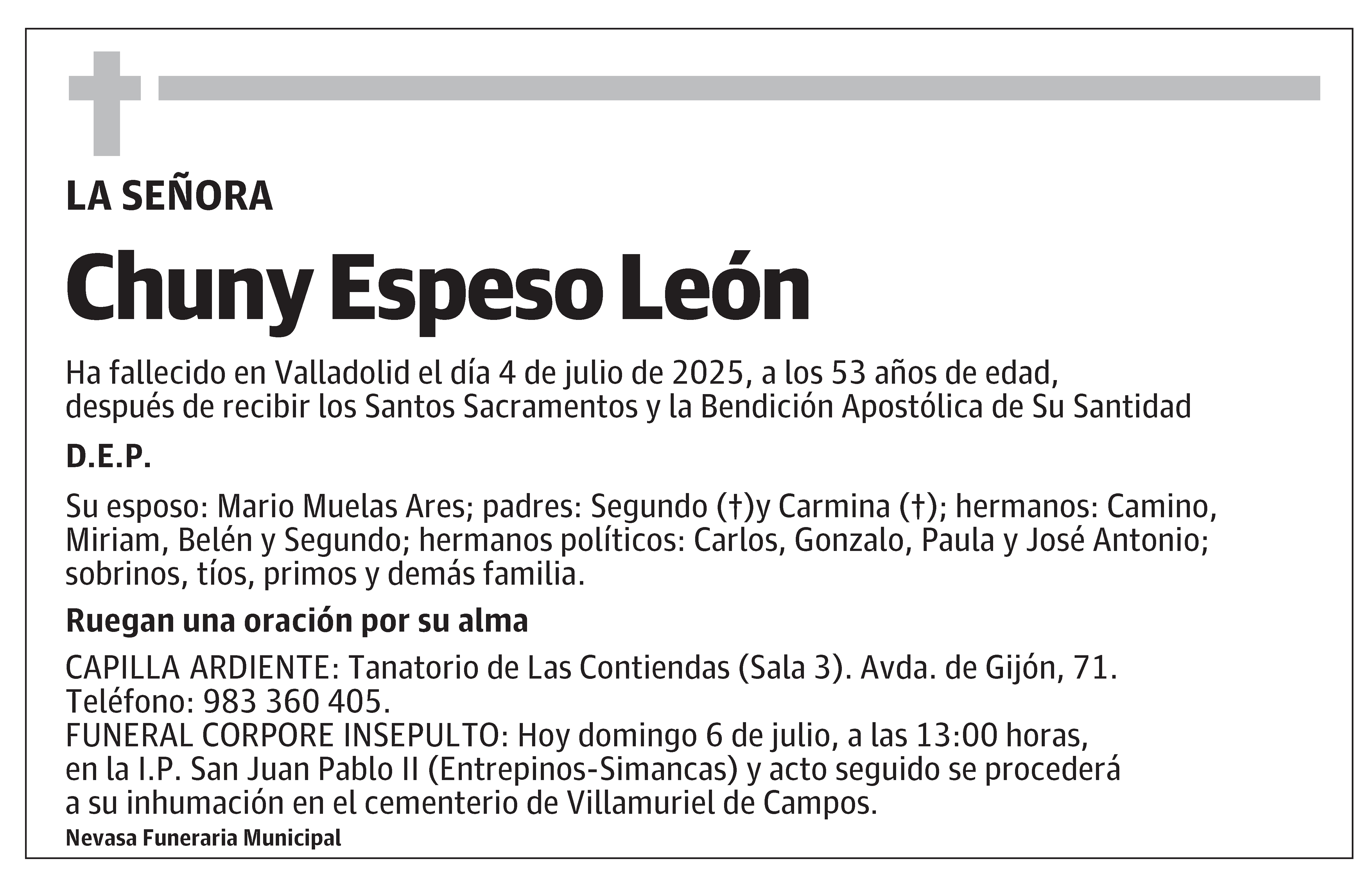 Chuny Espeso León