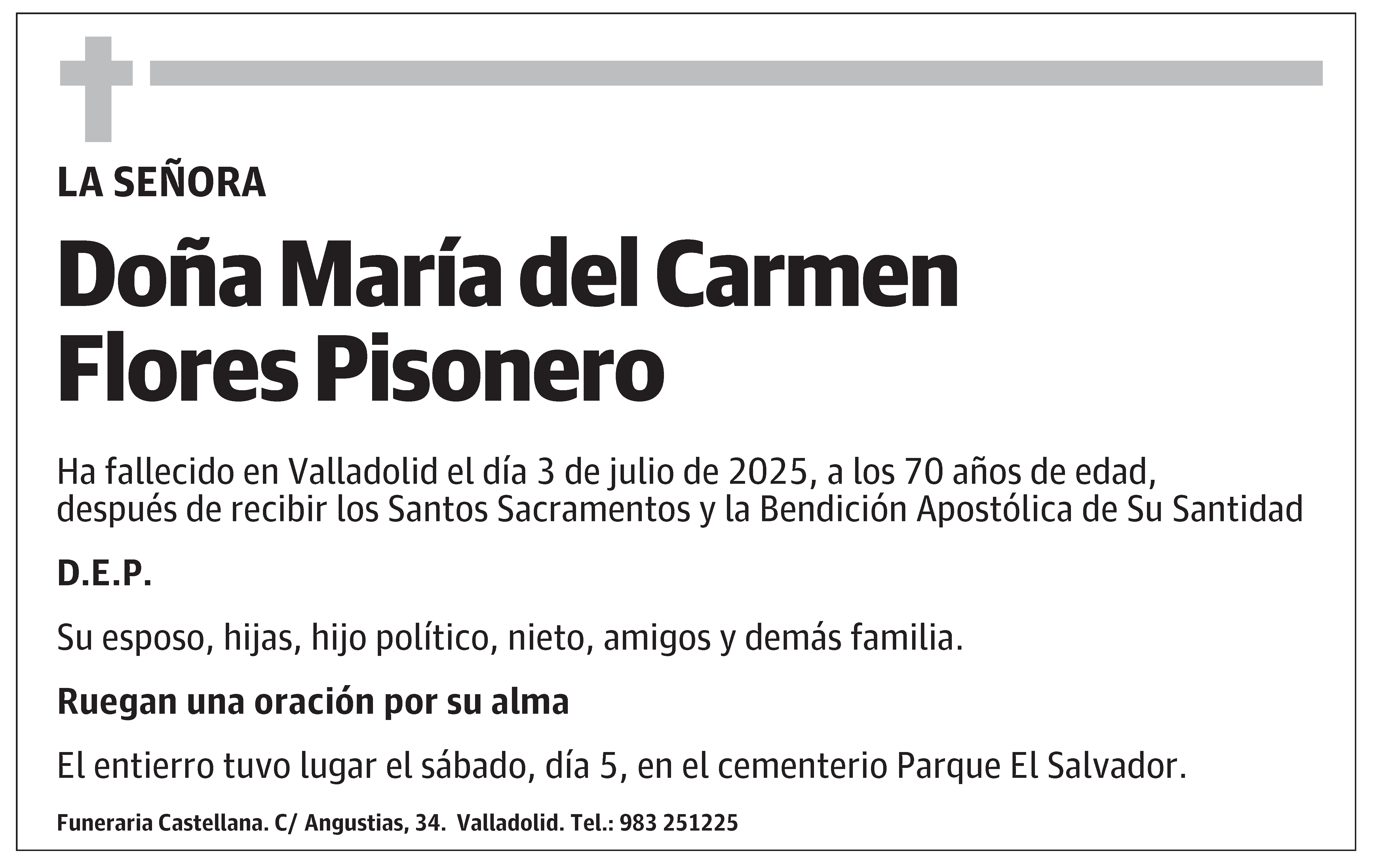 María del Carmen Flores Pisonero