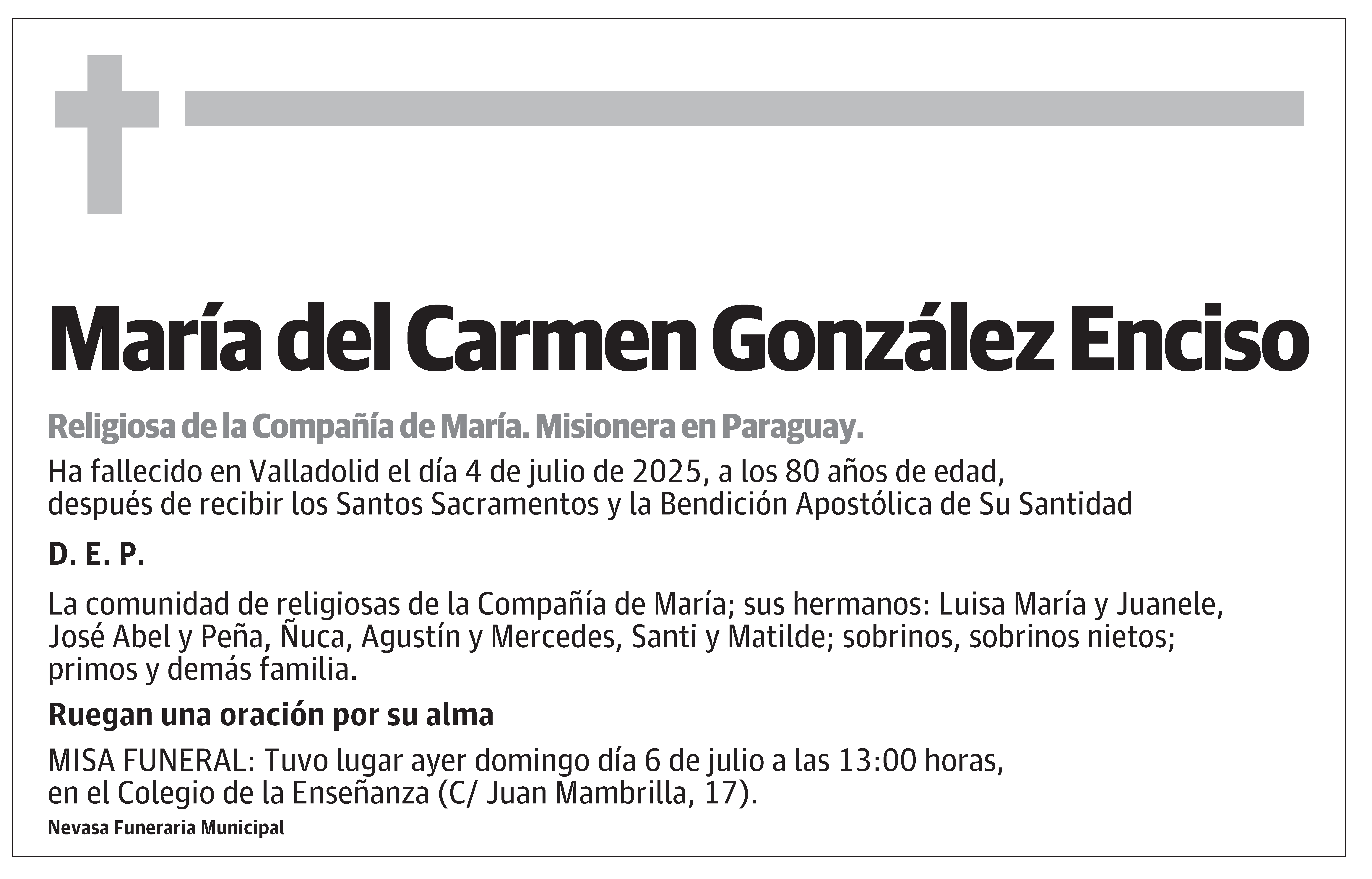 María del Carmen González Enciso