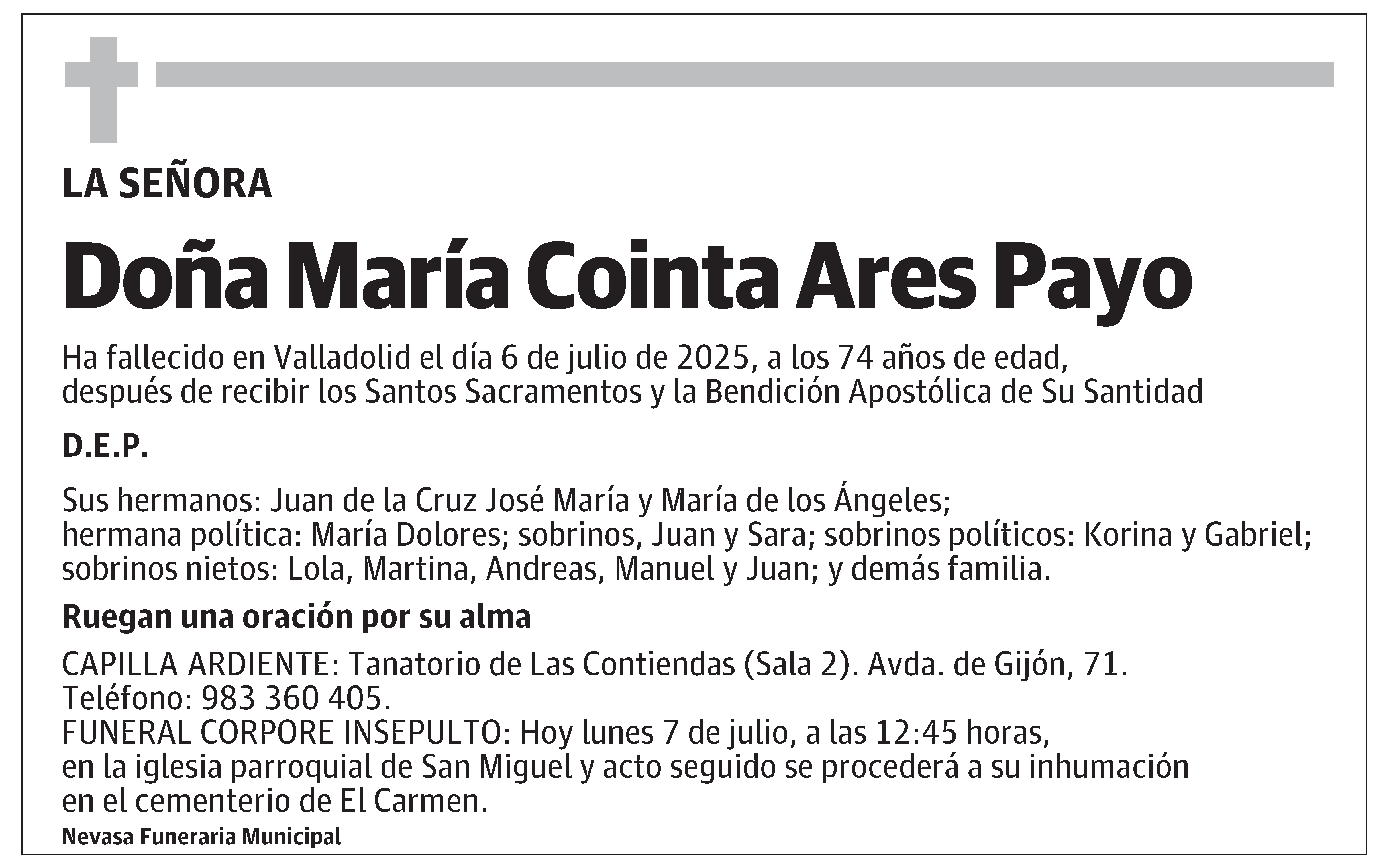 María Cointa Ares Payo