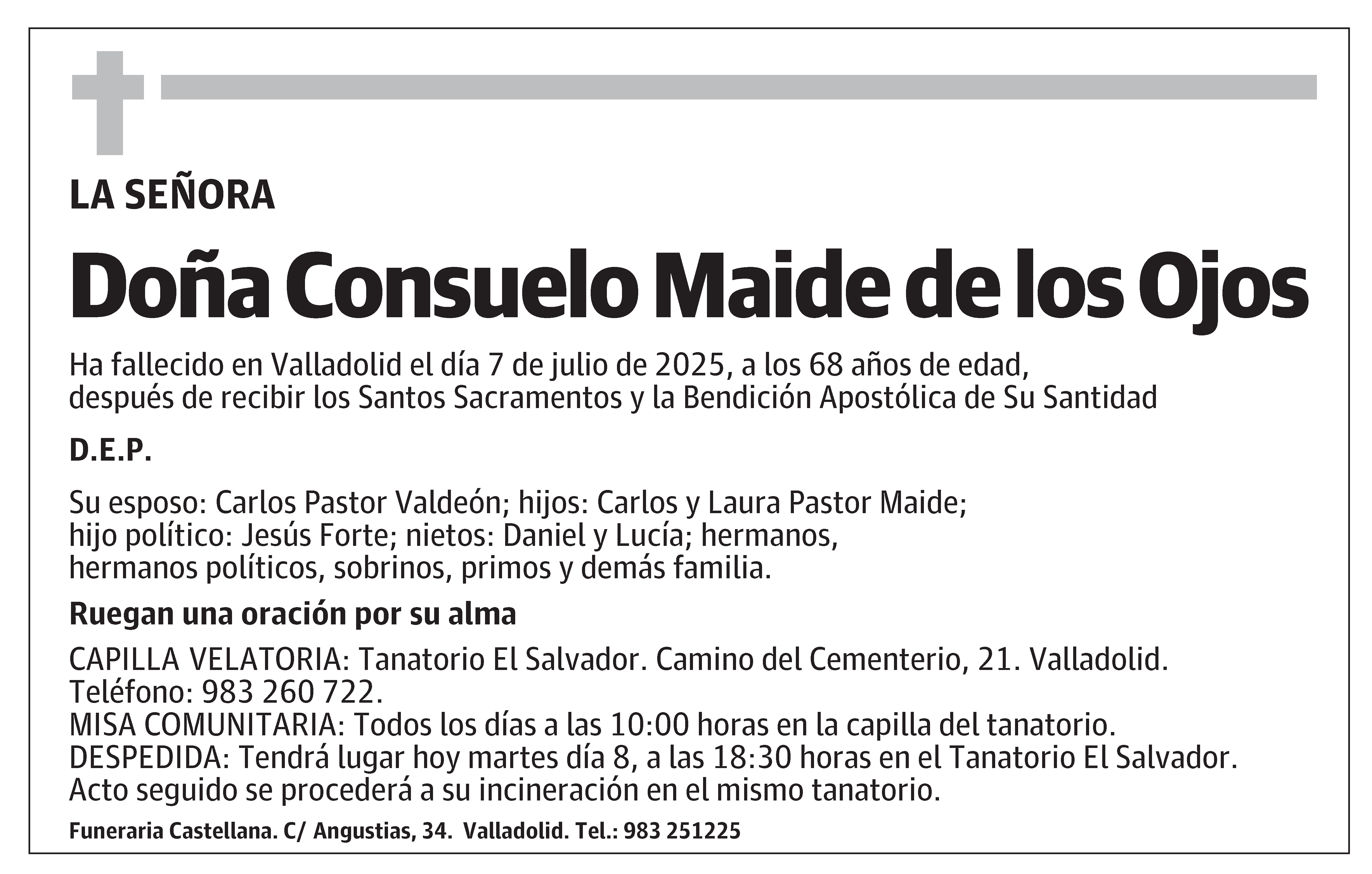 Consuelo Maide de los Ojos